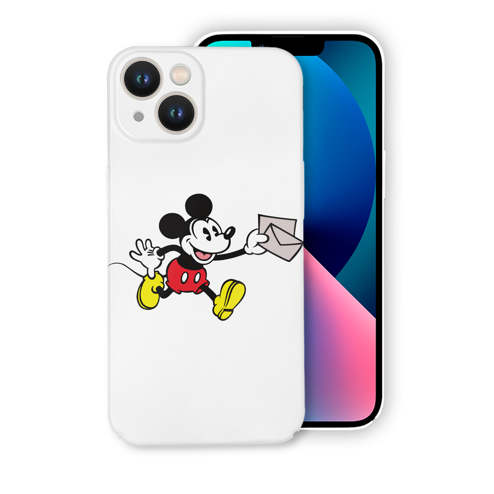 （画像用） ミッキーマウス Mickey Mouse 【iPhone 14シリーズ対応】ハードケース