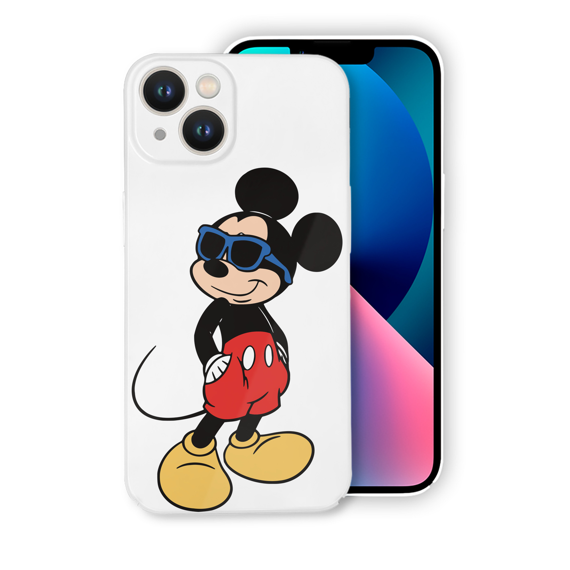 （画像用） ミッキーマウス Mickey Mouse 【iPhone 14シリーズ対応】ハードケース