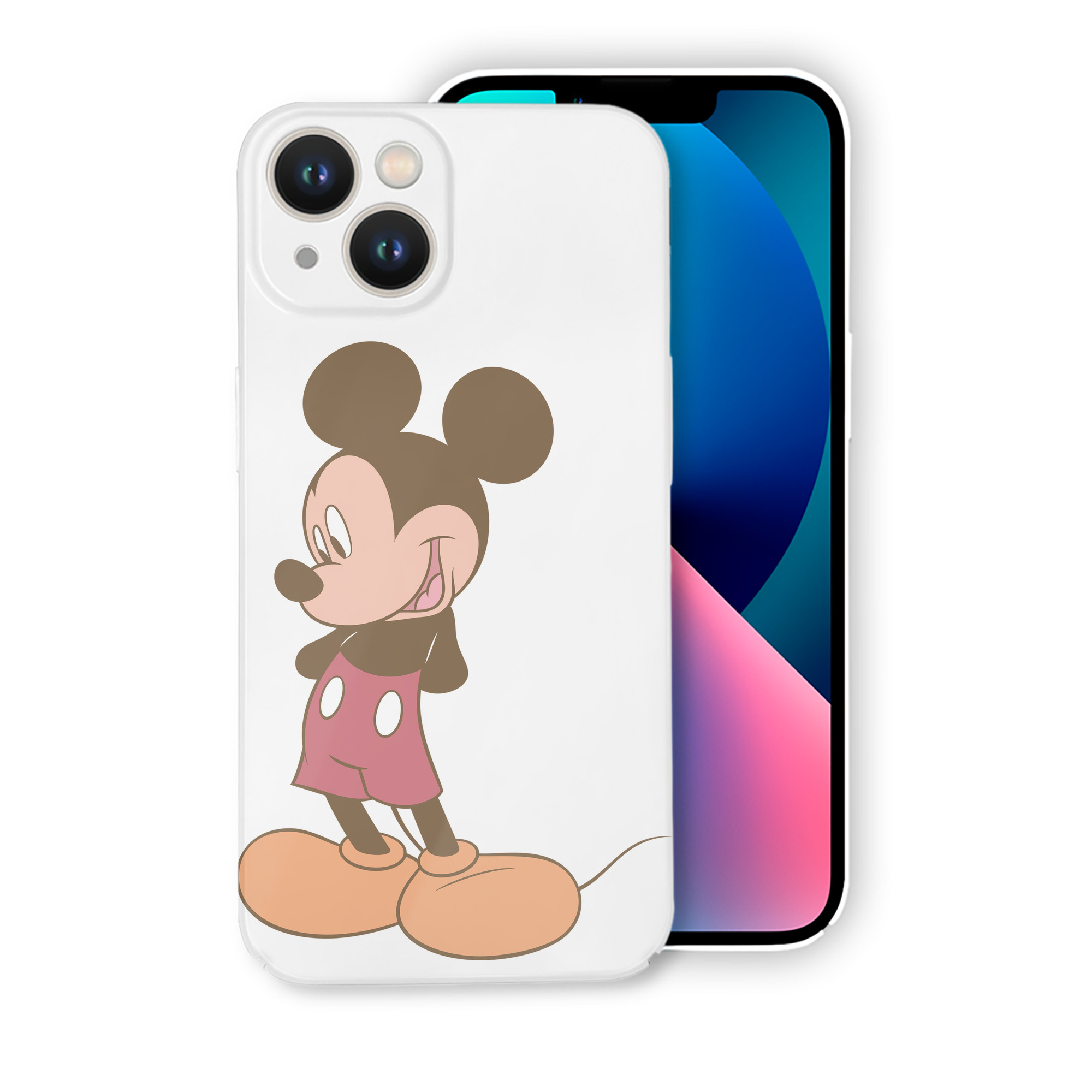 （画像用） ミッキーマウス Mickey Mouse 【iPhone 14シリーズ対応】ハードケース