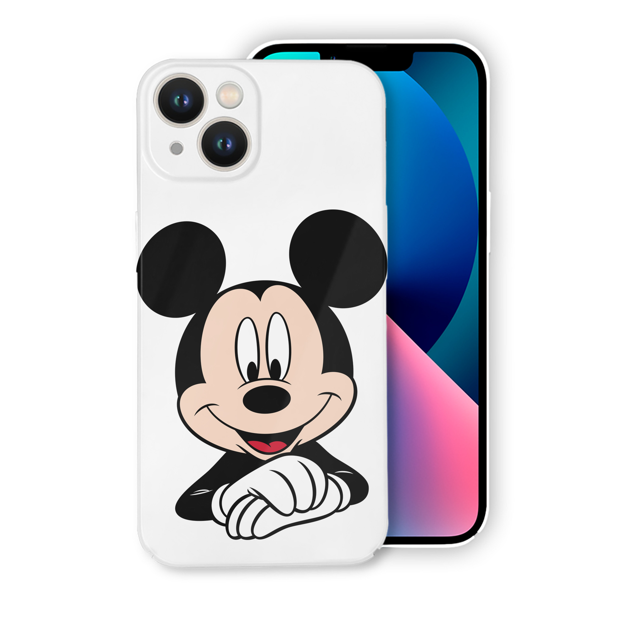 （画像用） ミッキーマウス Mickey Mouse 【iPhone 14シリーズ対応】ハードケース