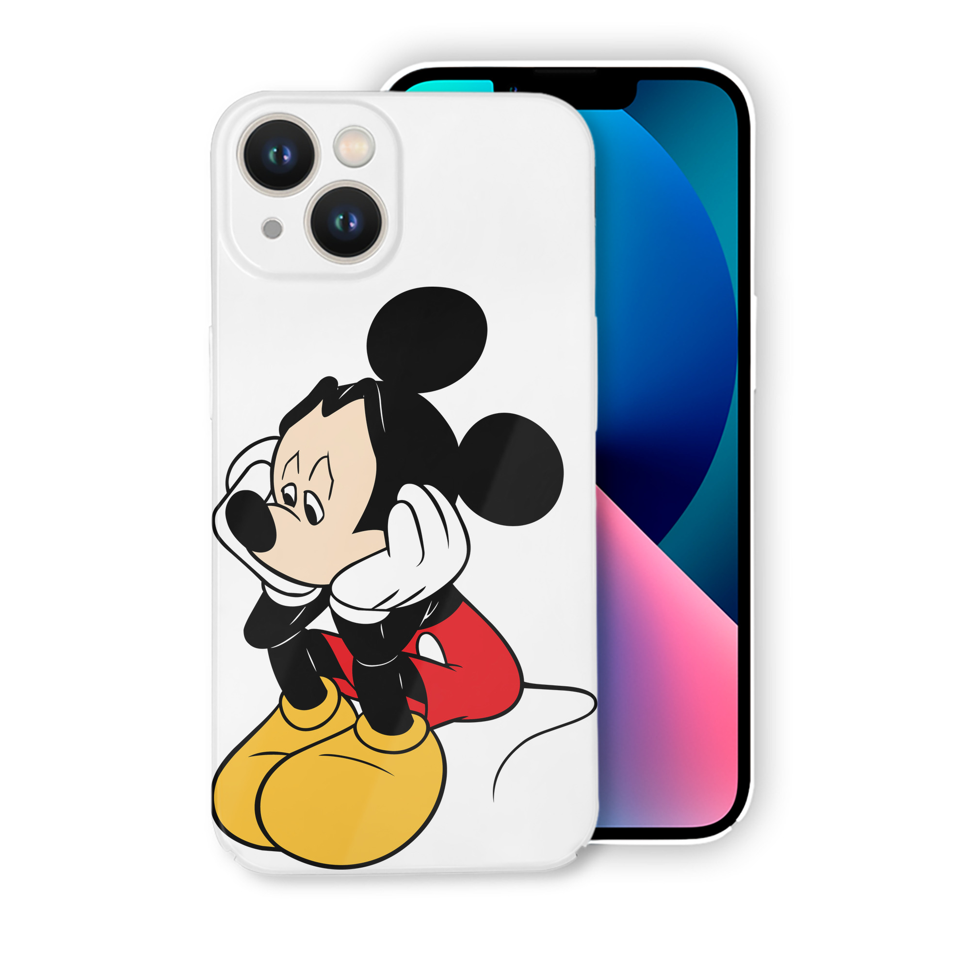 （画像用） ミッキーマウス Mickey Mouse 【iPhone 14シリーズ対応】ハードケース