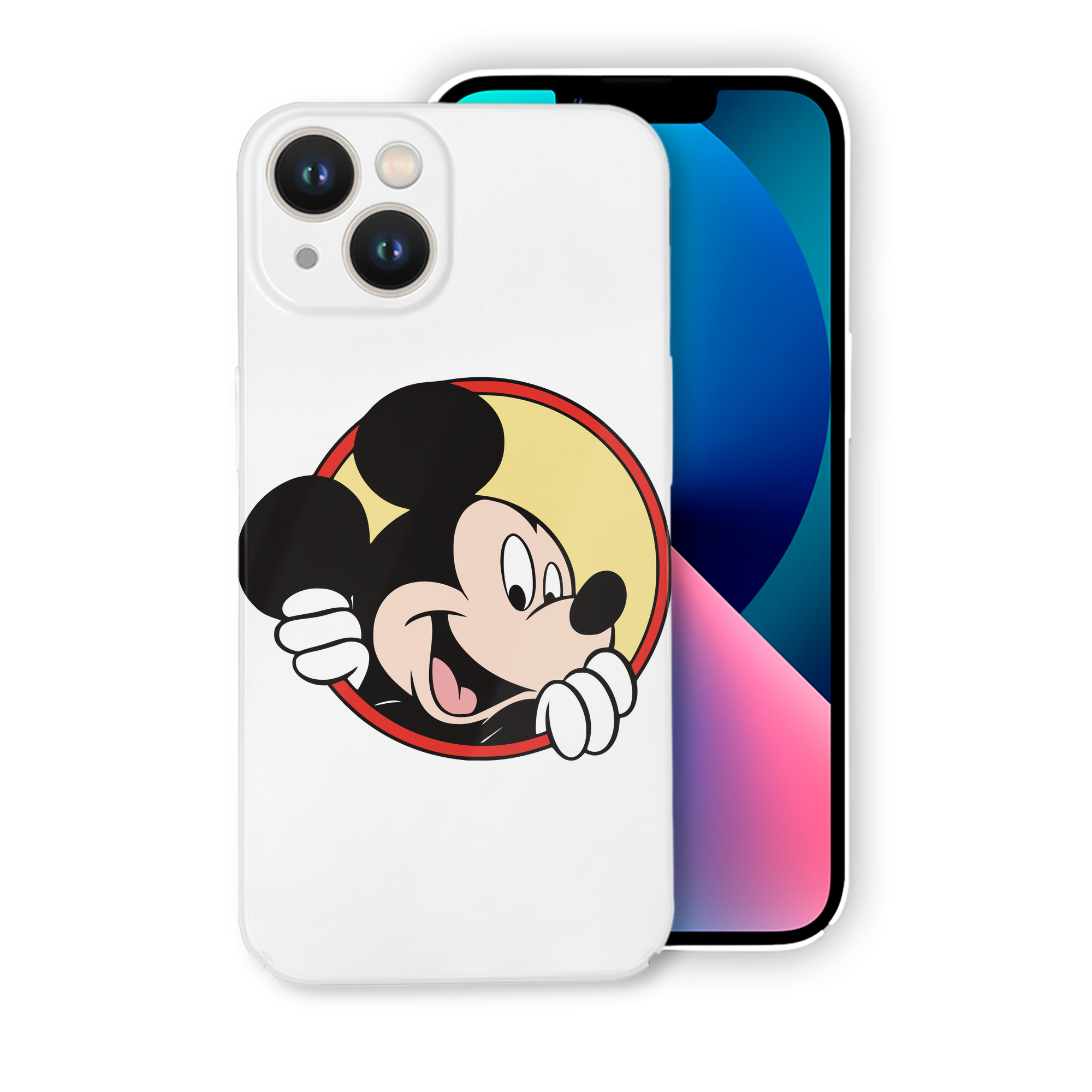 （画像用） ミッキーマウス Mickey Mouse 【iPhone 14シリーズ対応】ハードケース