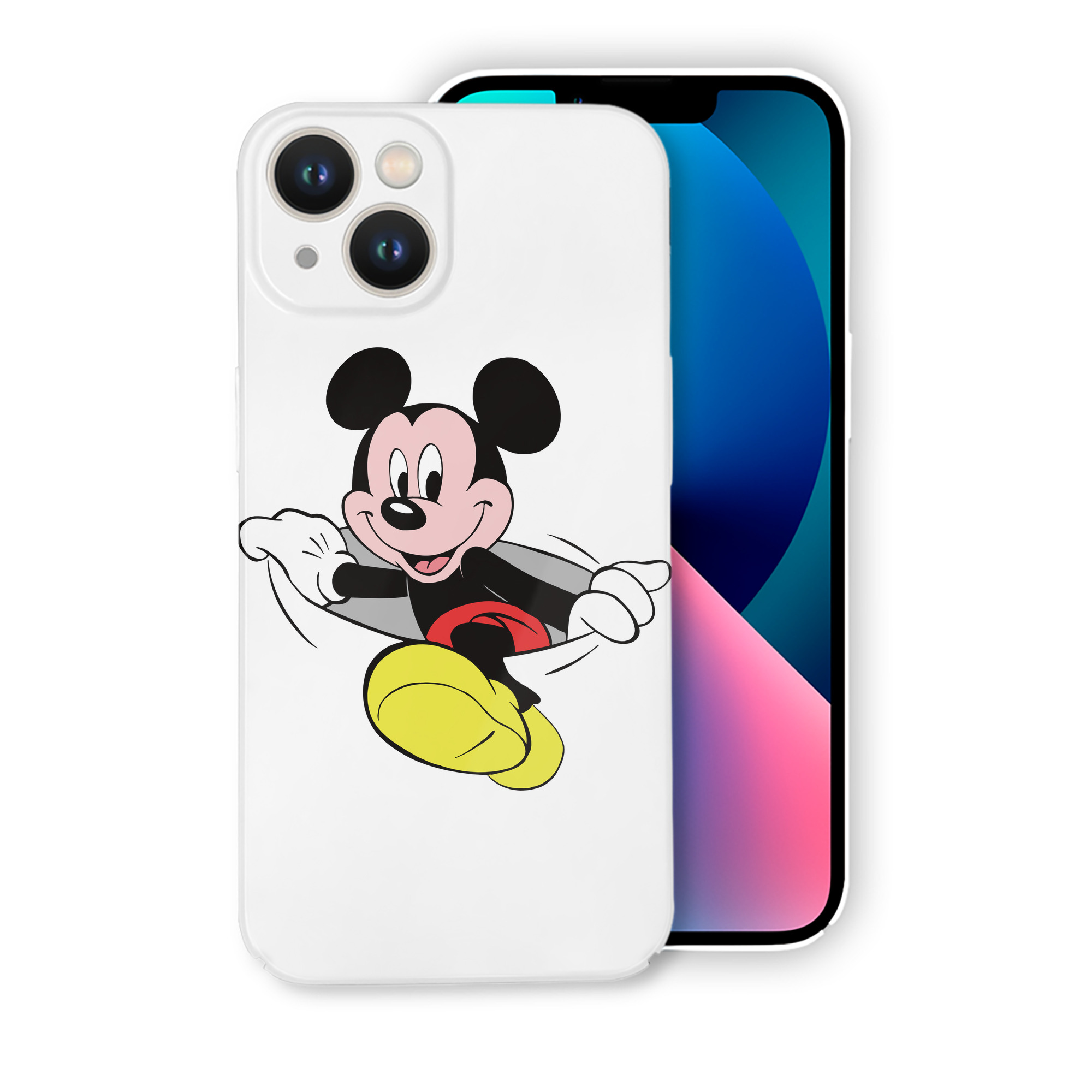 （画像用） ミッキーマウス Mickey Mouse 【iPhone 14シリーズ対応】ハードケース