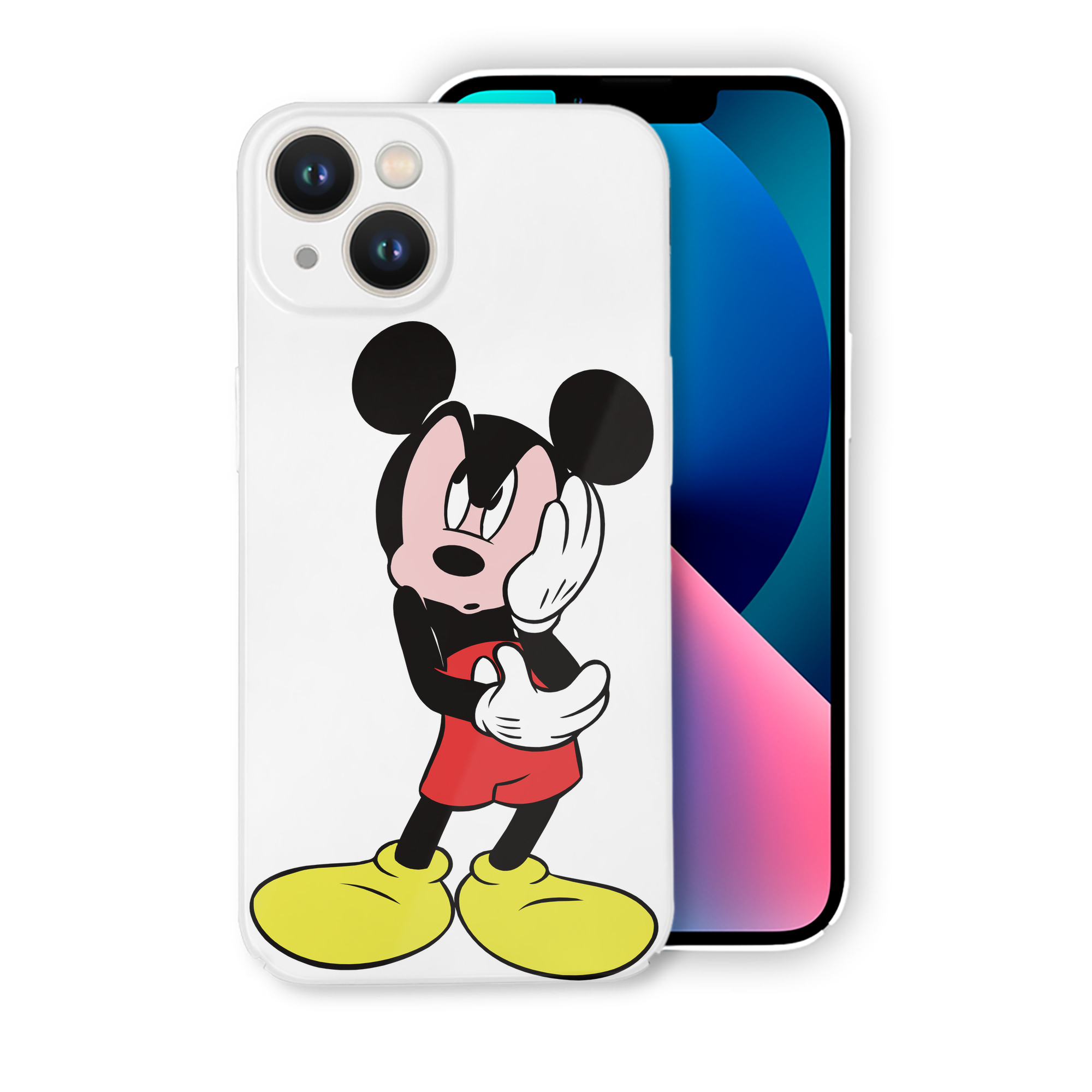 （画像用） ミッキーマウス Mickey Mouse 【iPhone 14シリーズ対応】ハードケース