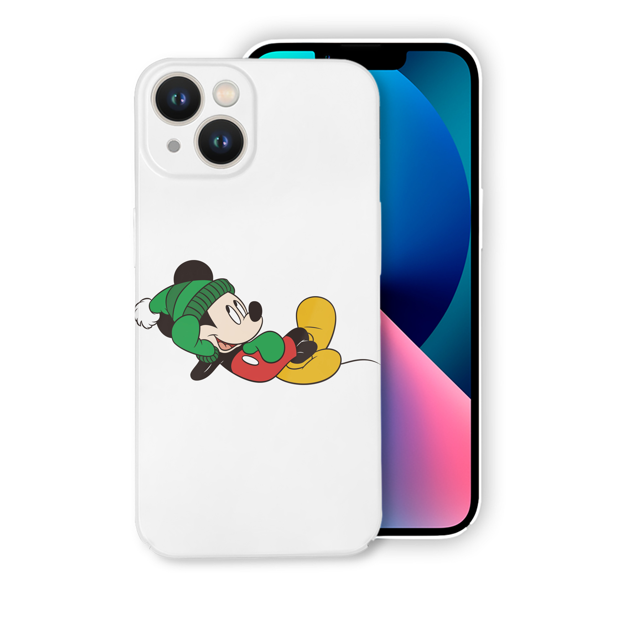 （画像用） ミッキーマウス Mickey Mouse 【iPhone 14シリーズ対応】ハードケース