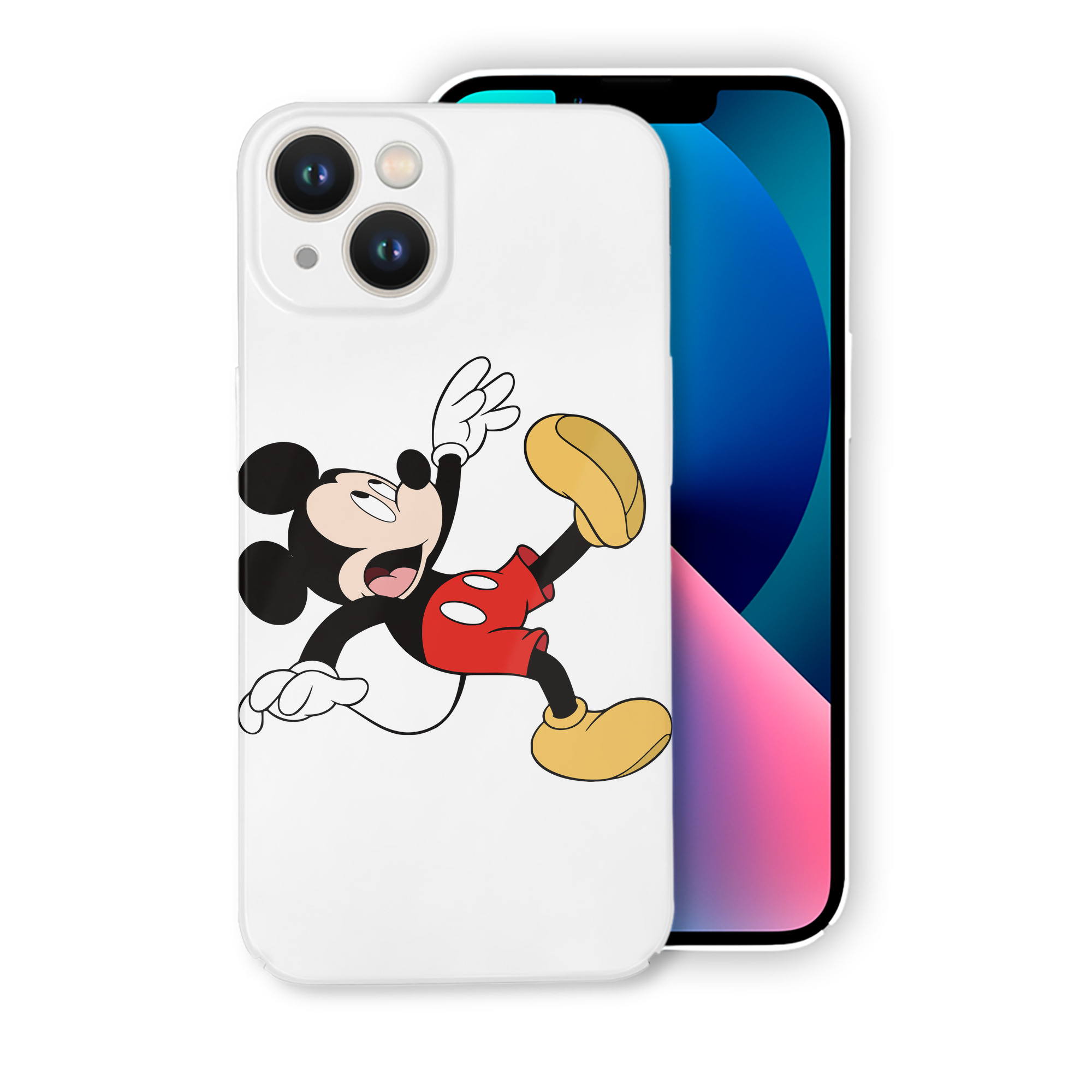 （画像用） ミッキーマウス Mickey Mouse 【iPhone 14シリーズ対応】ハードケース
