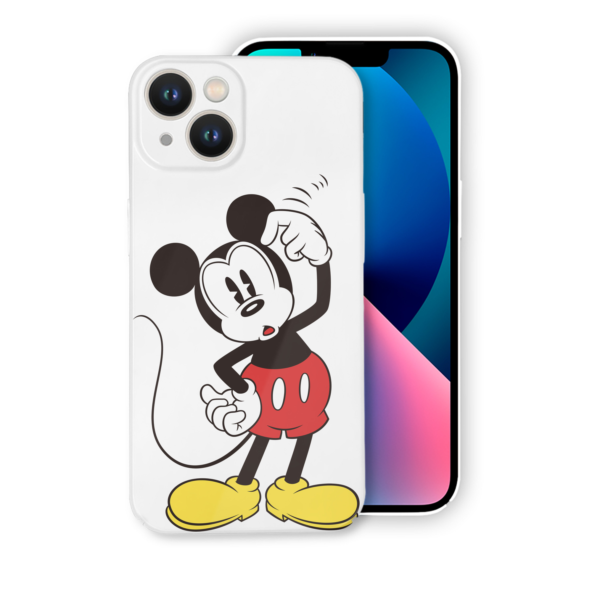 （画像用） ミッキーマウス Mickey Mouse 【iPhone 14シリーズ対応】ハードケース