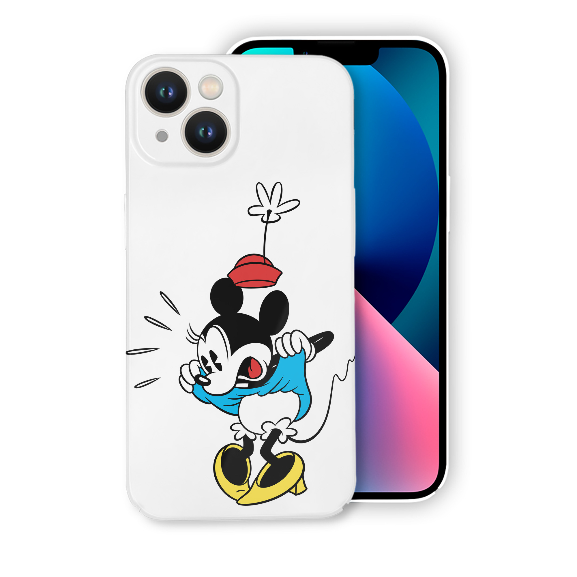 （画像用） ミッキーマウス Mickey Mouse 【iPhone 14シリーズ対応】ハードケース