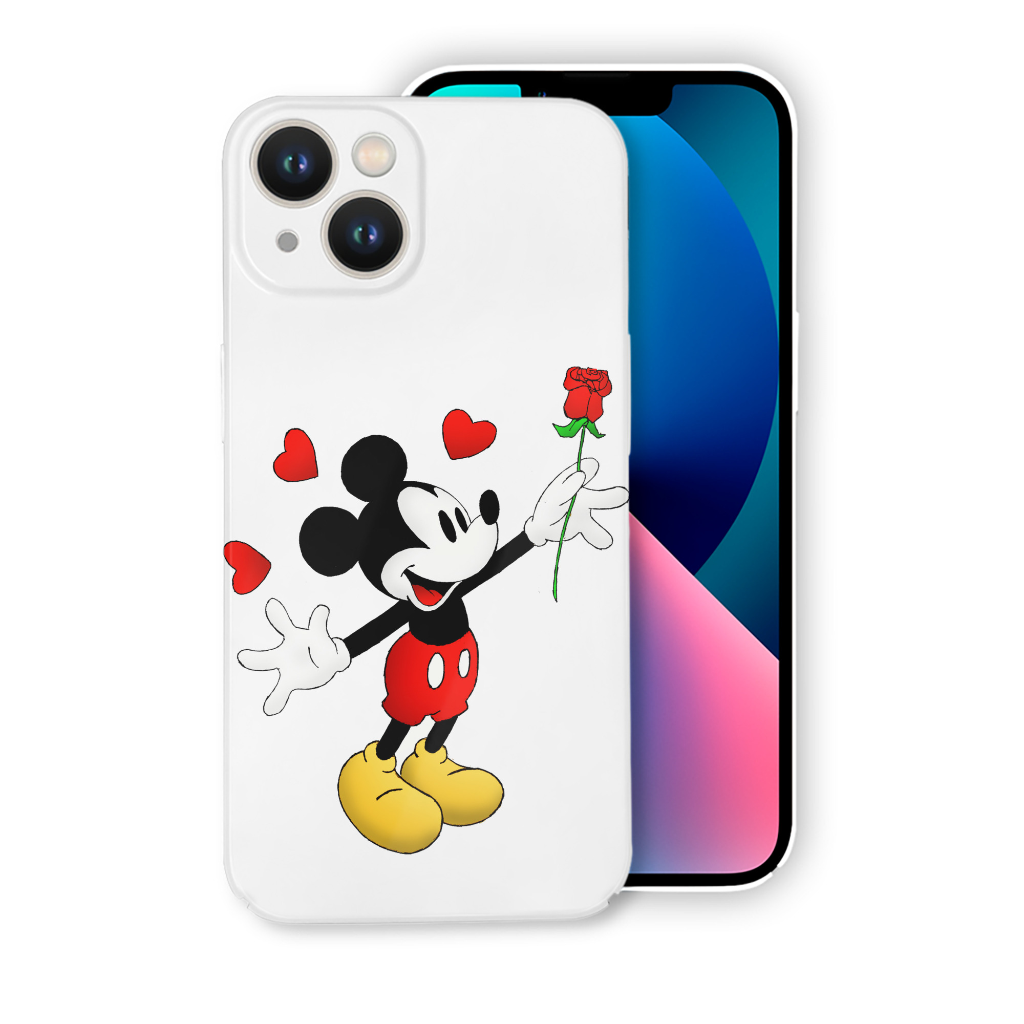 （画像用） ミッキーマウス Mickey Mouse 【iPhone 14シリーズ対応】ハードケース