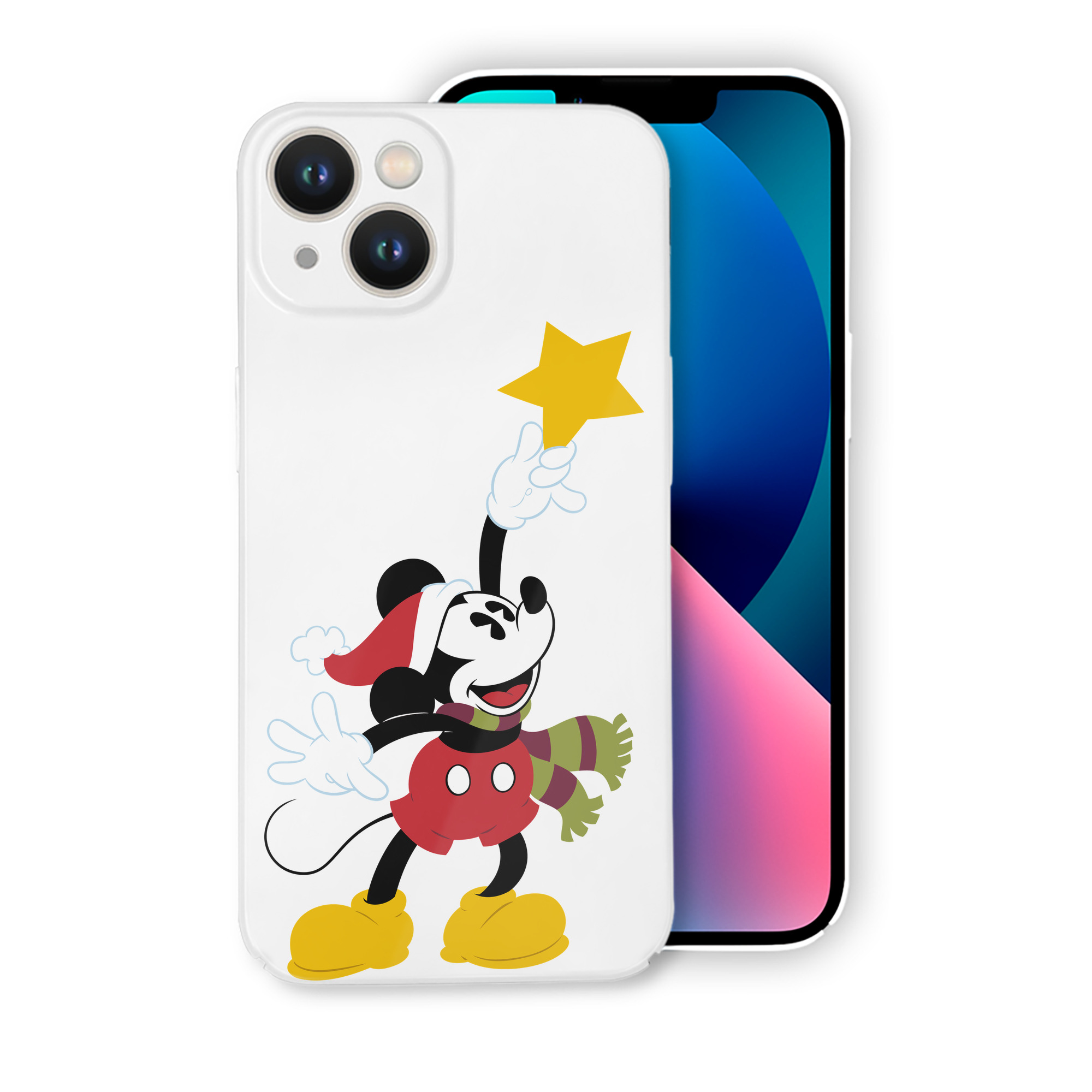 （画像用） ミッキーマウス Mickey Mouse 【iPhone 14シリーズ対応】ハードケース