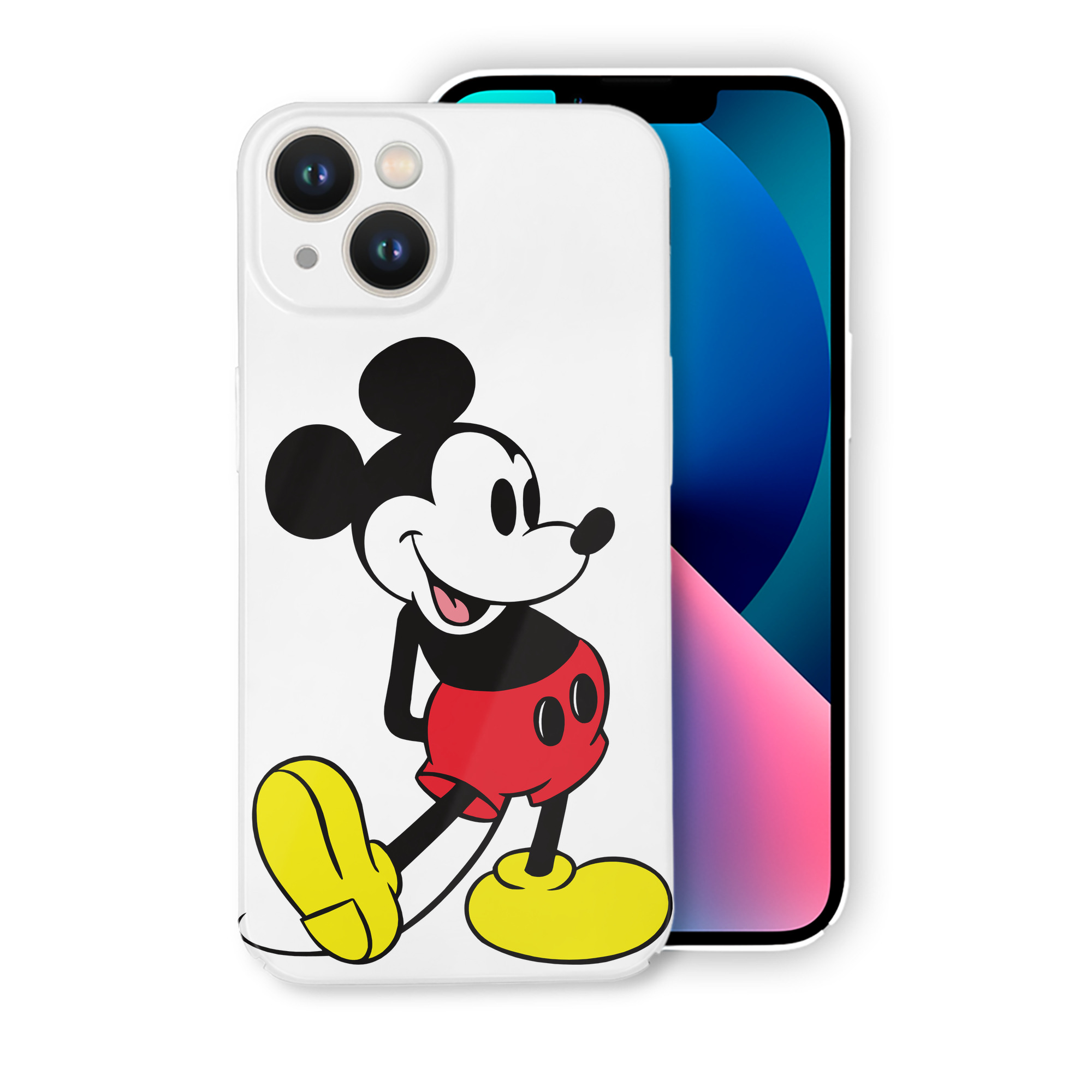 （画像用） ミッキーマウス Mickey Mouse 【iPhone 14シリーズ対応】ハードケース