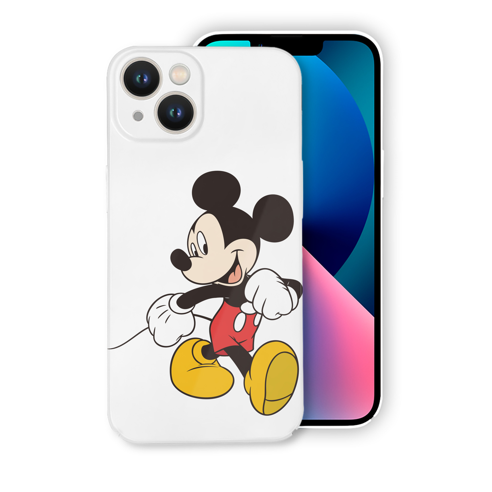 （画像用） ミッキーマウス Mickey Mouse 【iPhone 14シリーズ対応】ハードケース