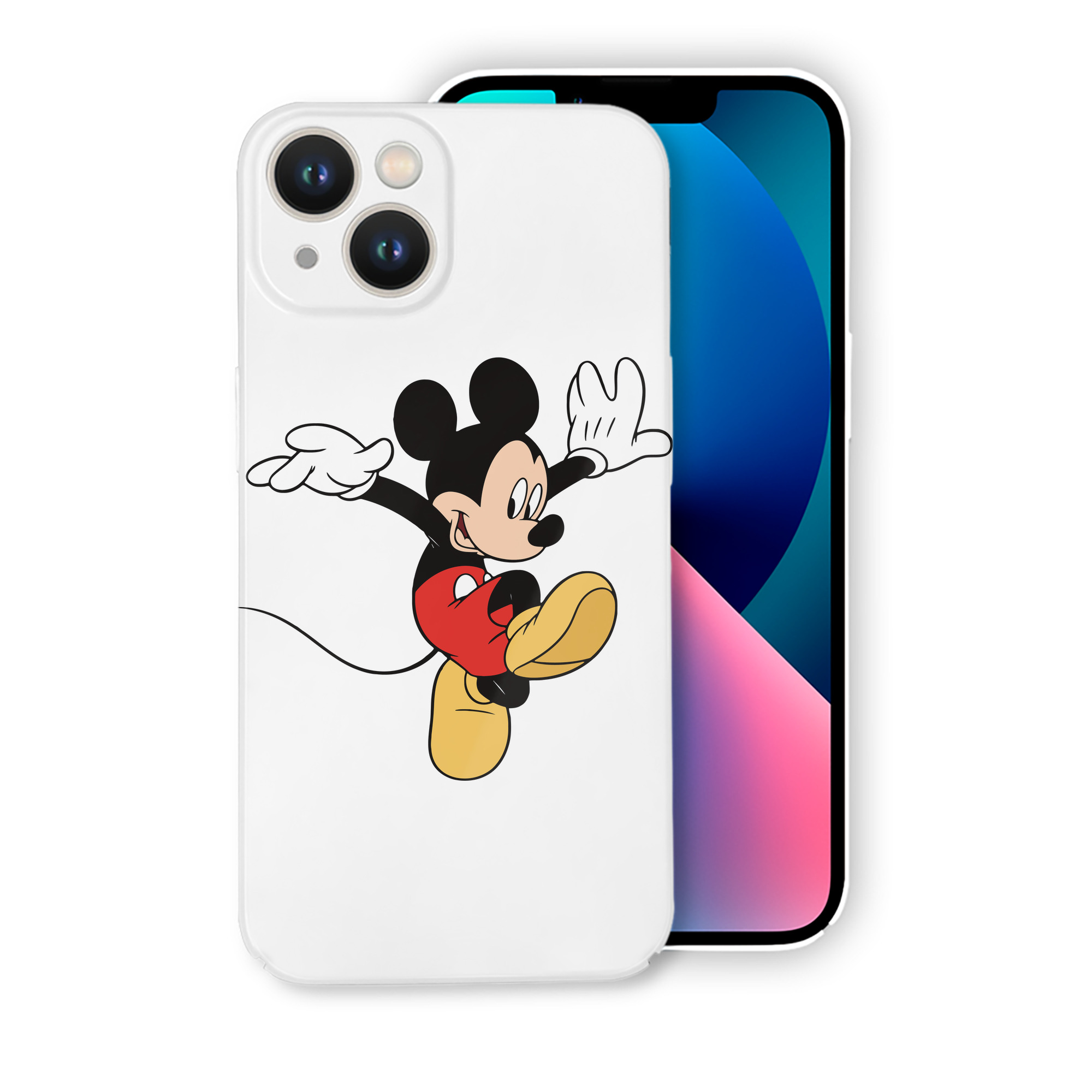 （画像用） ミッキーマウス Mickey Mouse 【iPhone 14シリーズ対応】ハードケース