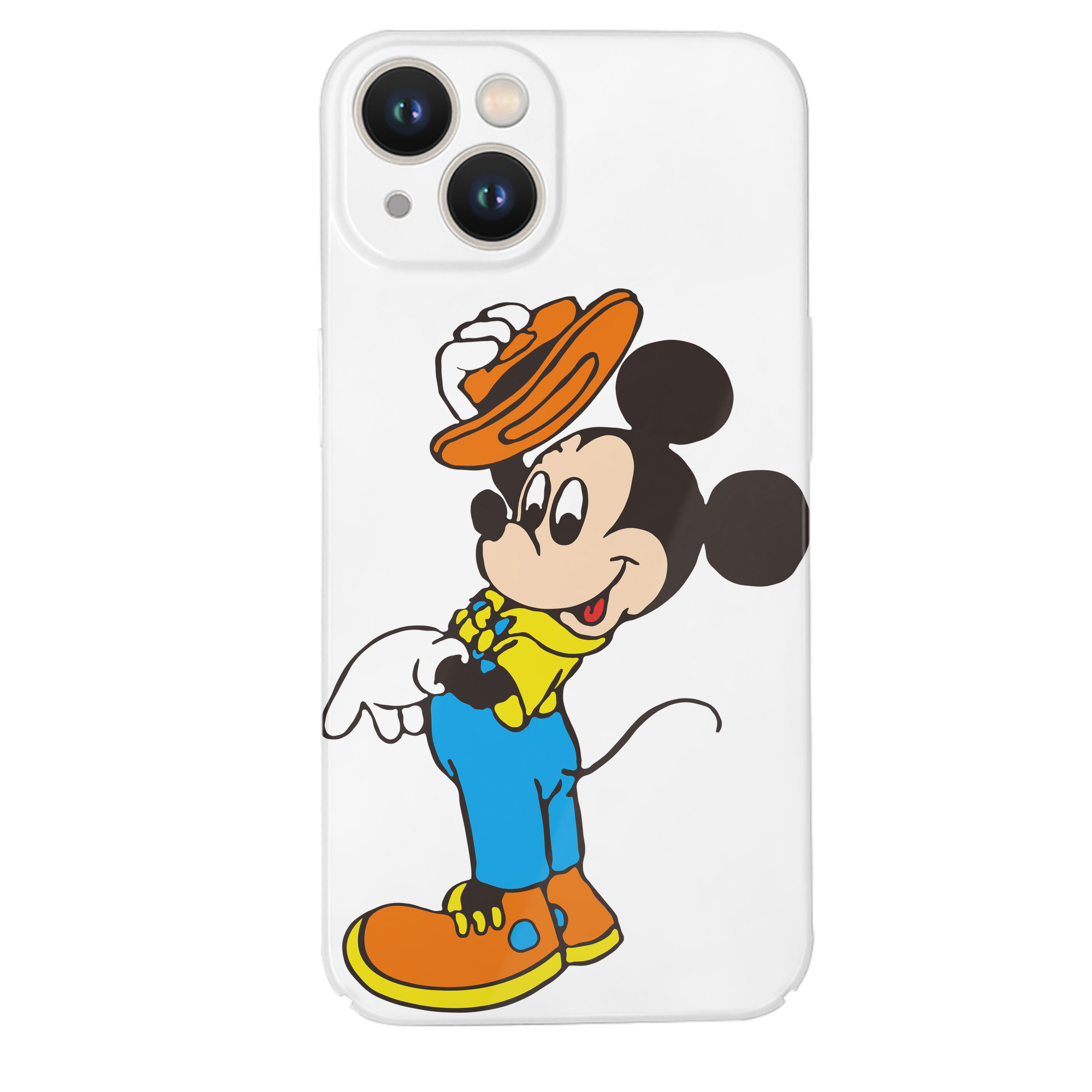 （画像用） ミッキーマウス Mickey Mouse 【iPhone 14シリーズ対応】ハードケース