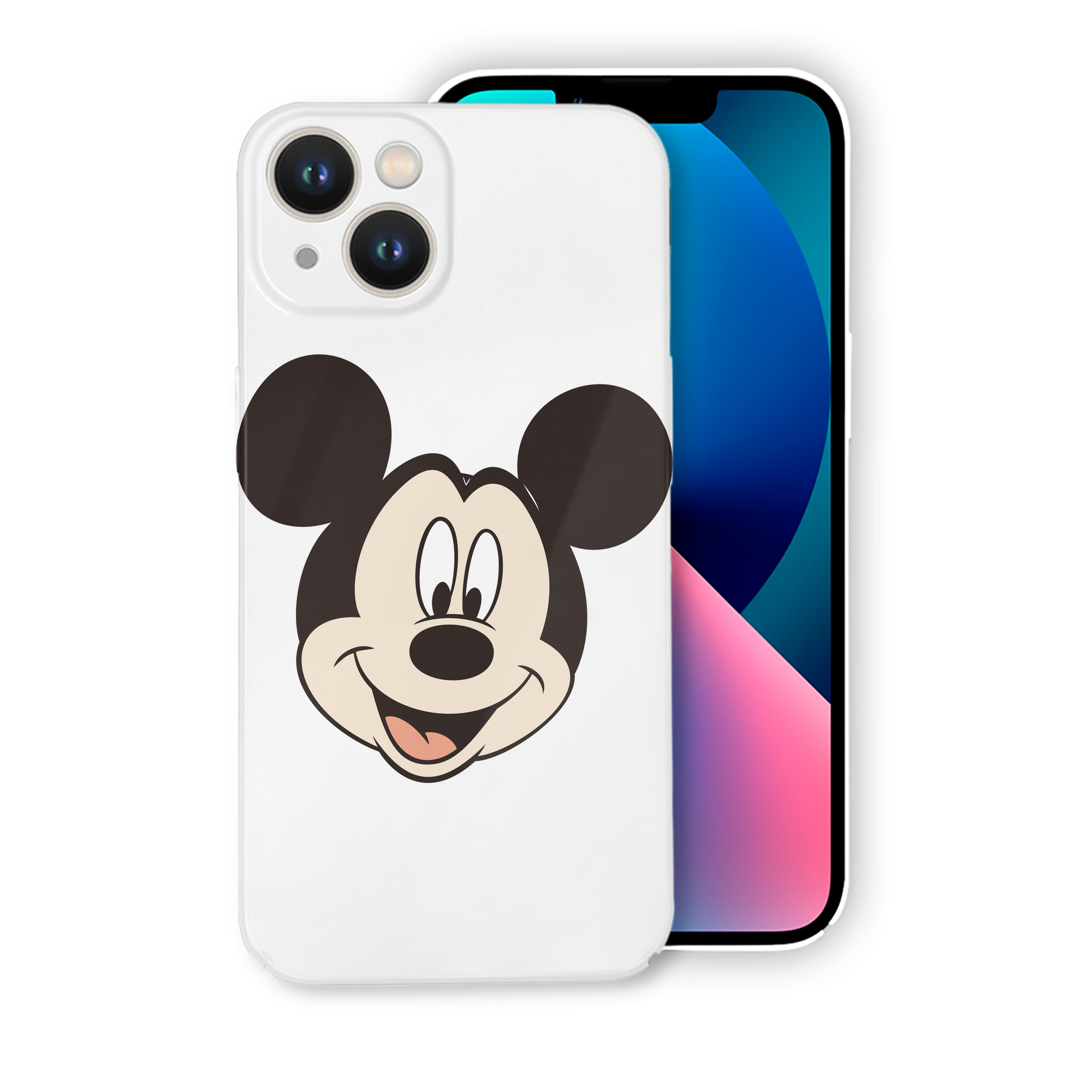 （画像用） ミッキーマウス Mickey Mouse 【iPhone 14シリーズ対応】ハードケース