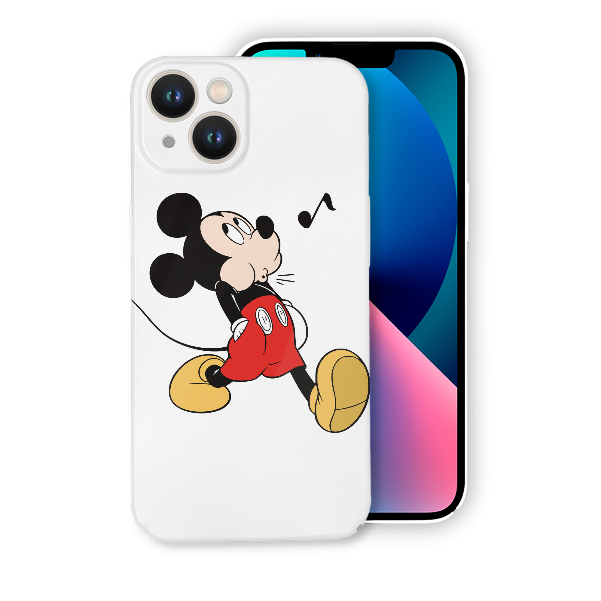 （画像用） ミッキーマウス Mickey Mouse 【iPhone 14シリーズ対応】ハードケース