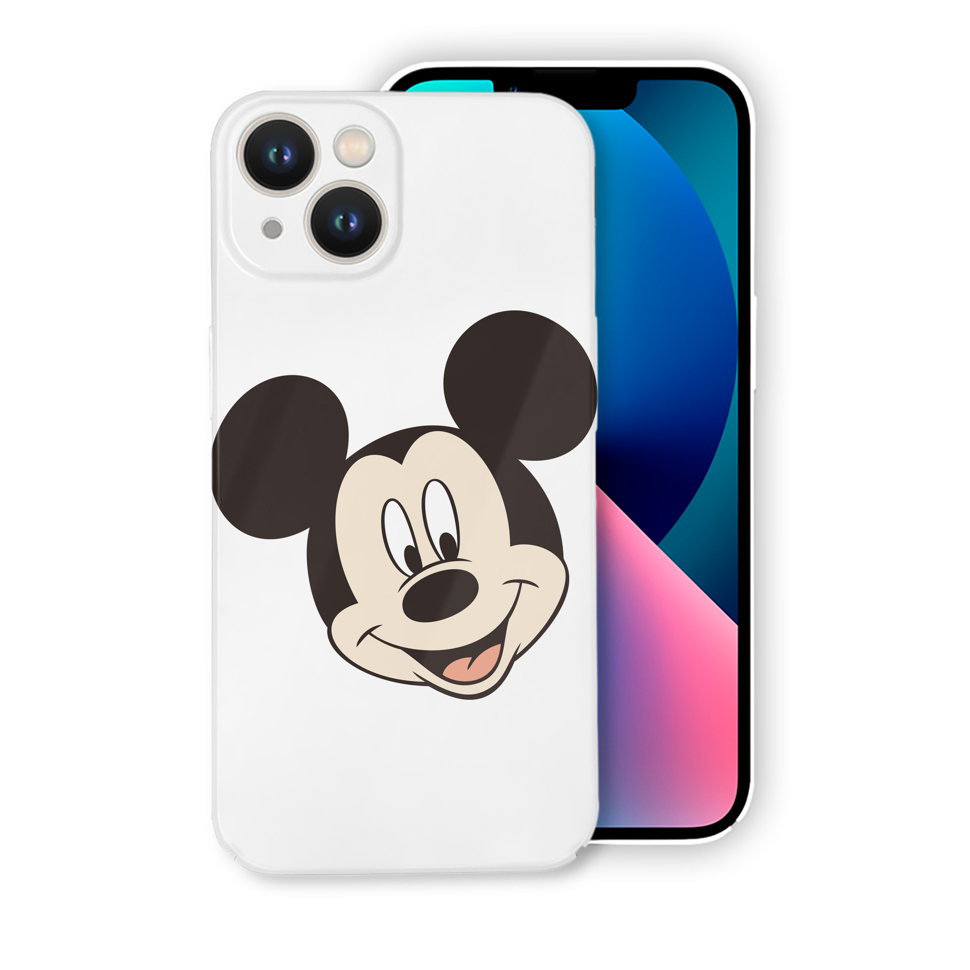 （画像用） ミッキーマウス Mickey Mouse 【iPhone 14シリーズ対応】ハードケース
