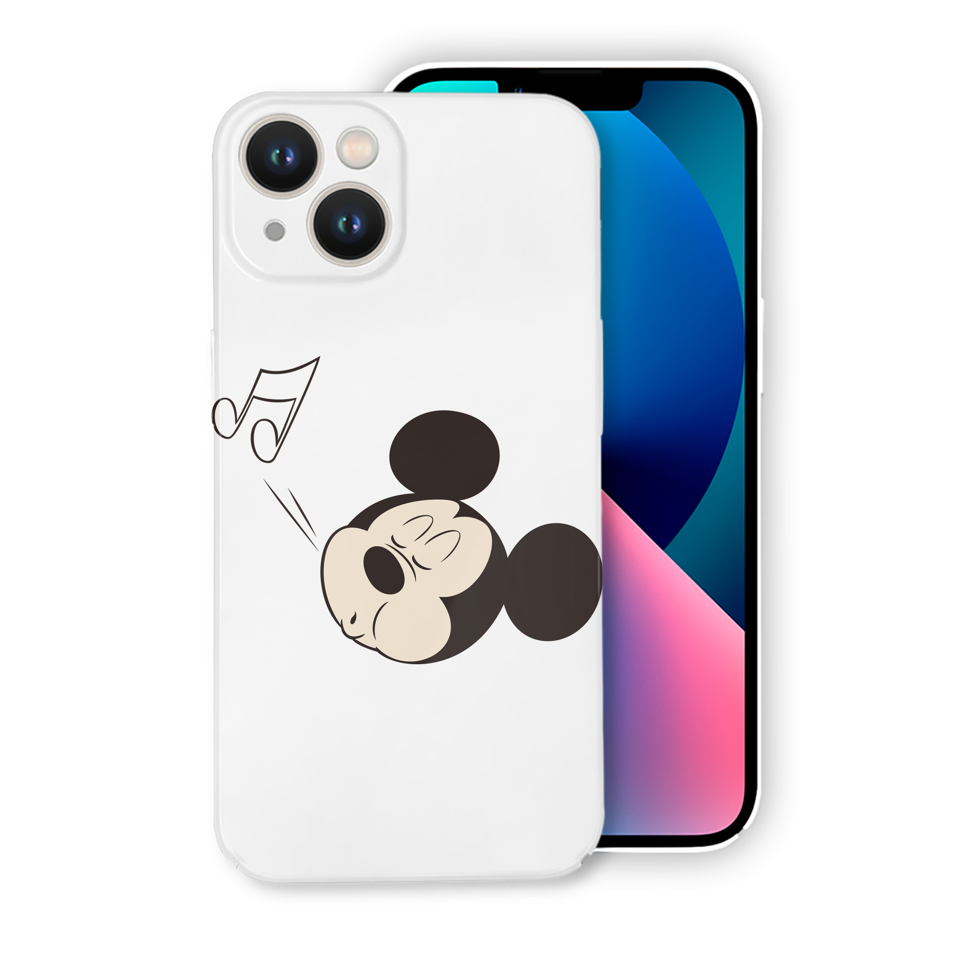 （画像用） ミッキーマウス Mickey Mouse 【iPhone 14シリーズ対応】ハードケース
