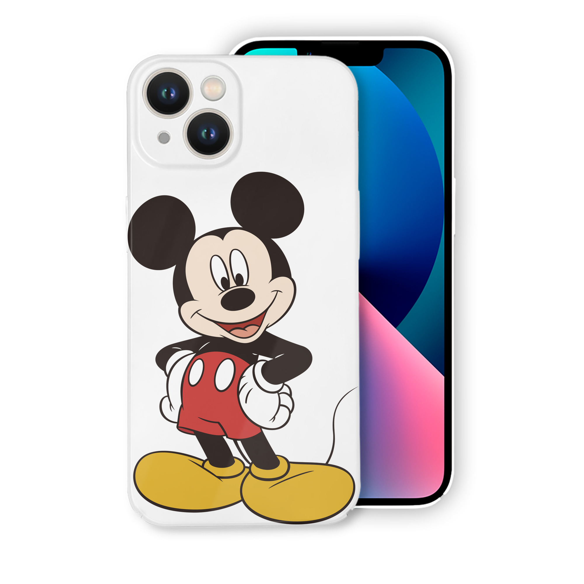 （画像用） ミッキーマウス Mickey Mouse 【iPhone 14シリーズ対応】ハードケース