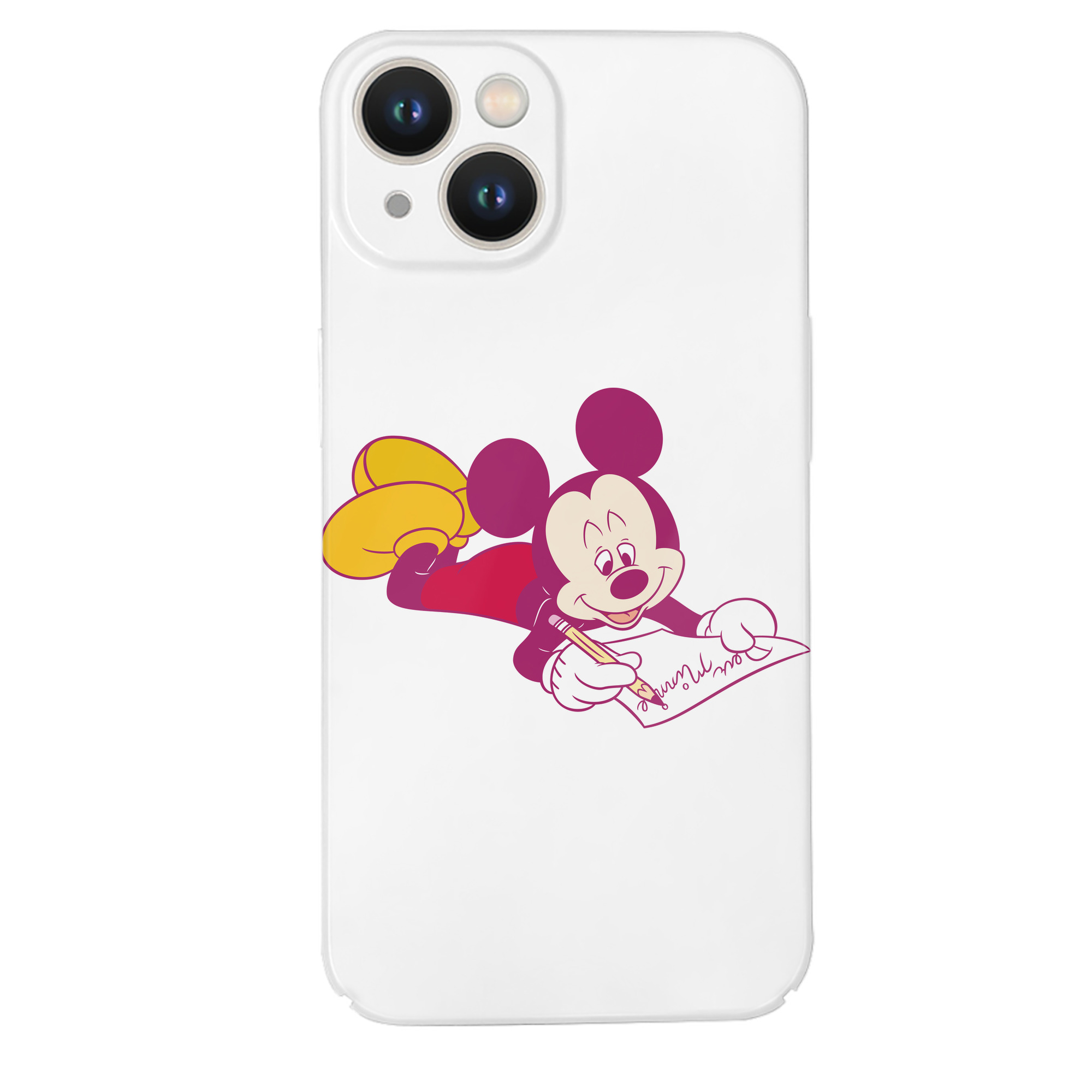 （画像用） ミッキーマウス Mickey Mouse 【iPhone 14シリーズ対応】ハードケース