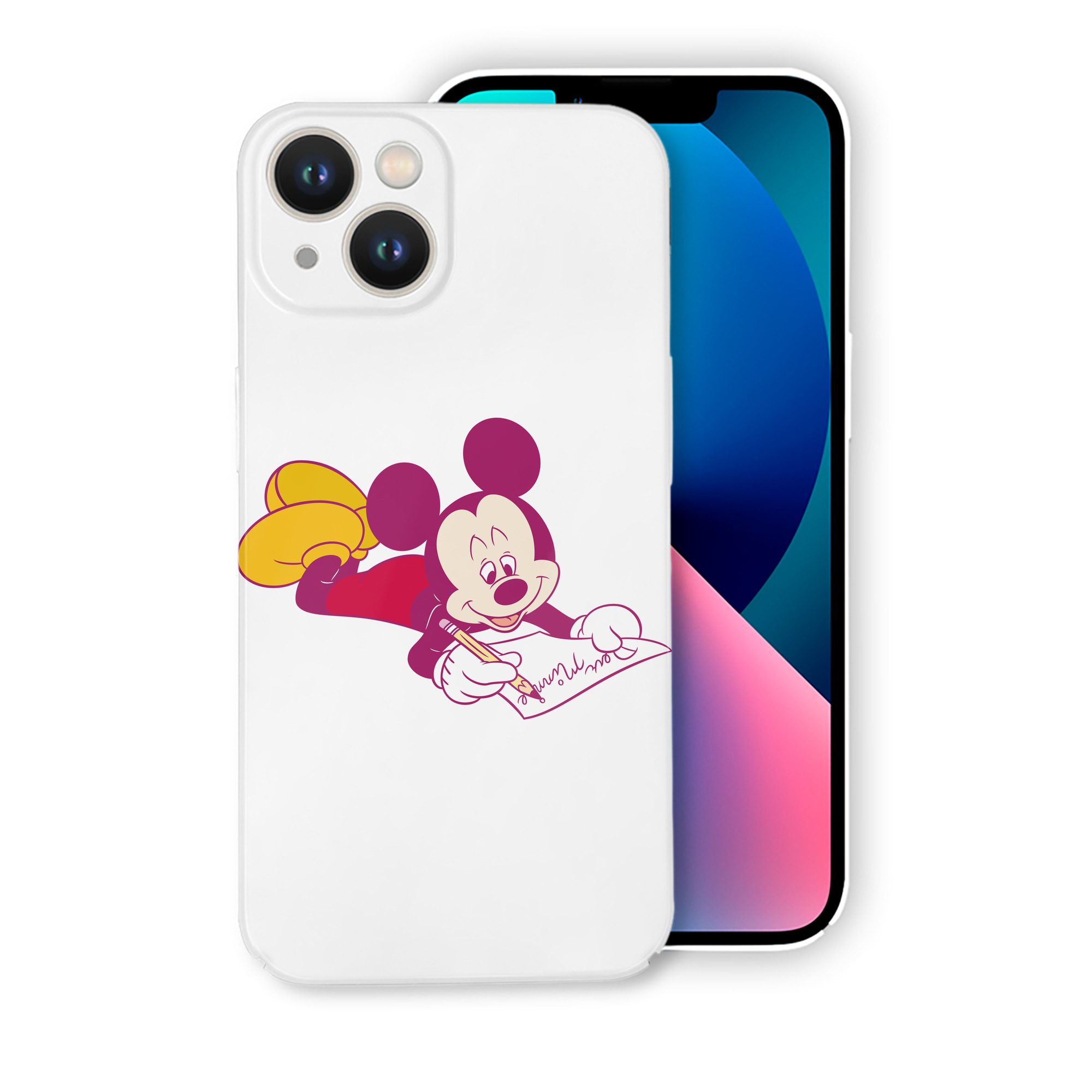 （画像用） ミッキーマウス Mickey Mouse 【iPhone 14シリーズ対応】ハードケース
