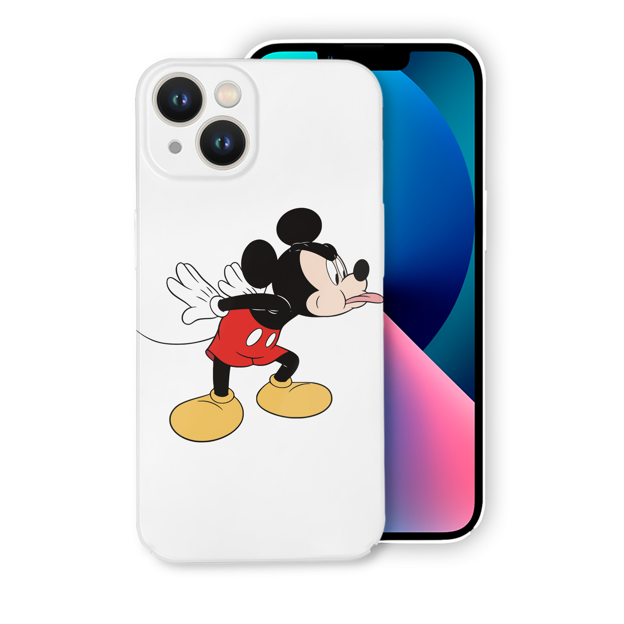 （画像用） ミッキーマウス Mickey Mouse 【iPhone 14シリーズ対応】ハードケース