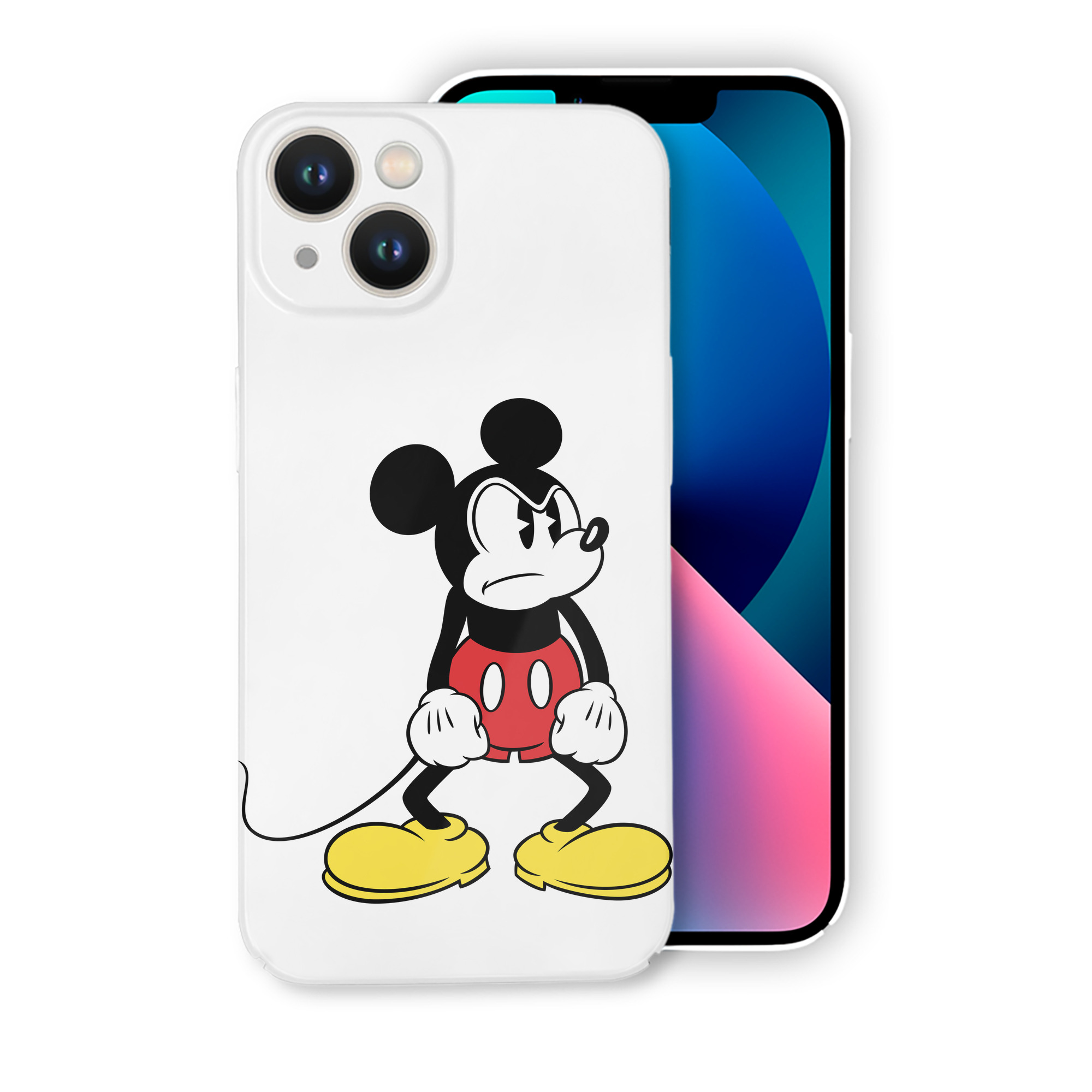 （画像用） ミッキーマウス Mickey Mouse 【iPhone 14シリーズ対応】ハードケース