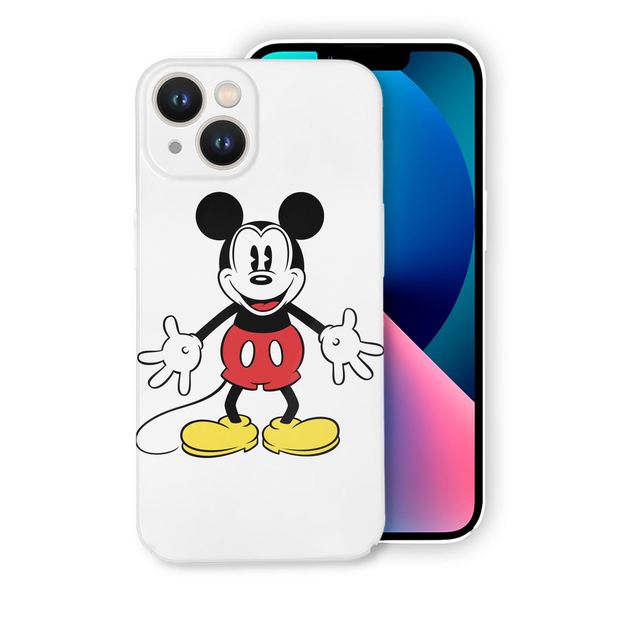 （画像用） ミッキーマウス Mickey Mouse 【iPhone 14シリーズ対応】ハードケース