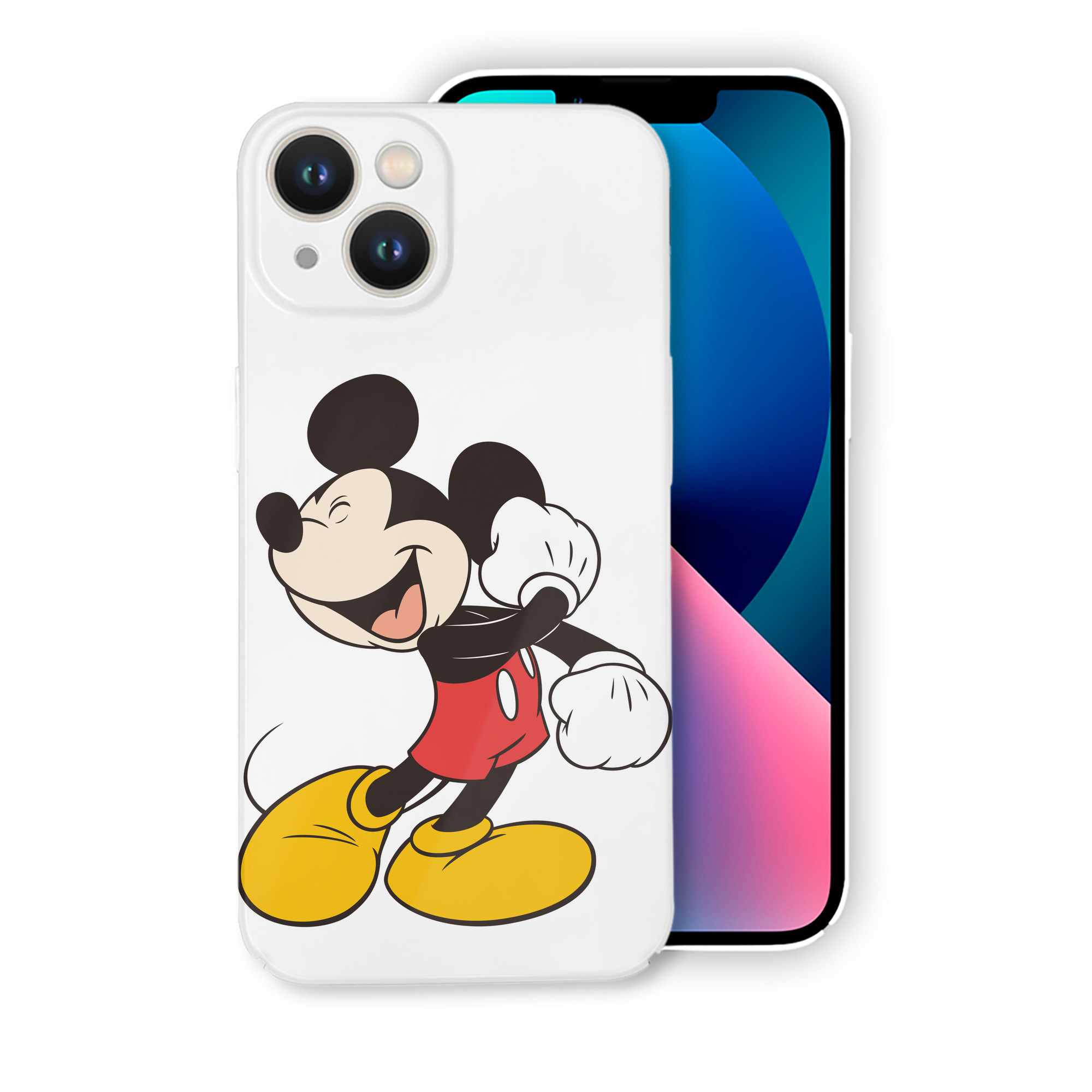 （画像用） ミッキーマウス Mickey Mouse 【iPhone 14シリーズ対応】ハードケース