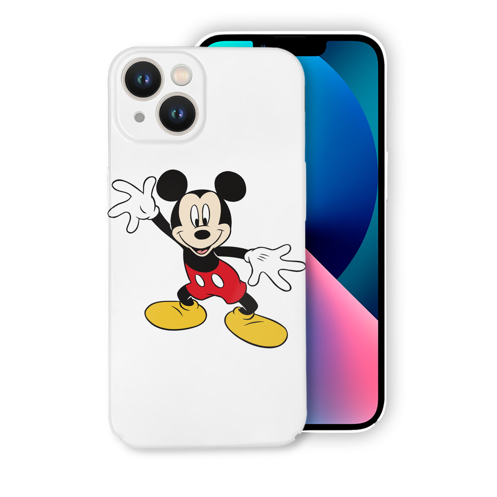 （画像用） ミッキーマウス Mickey Mouse 【iPhone 14シリーズ対応】ハードケース