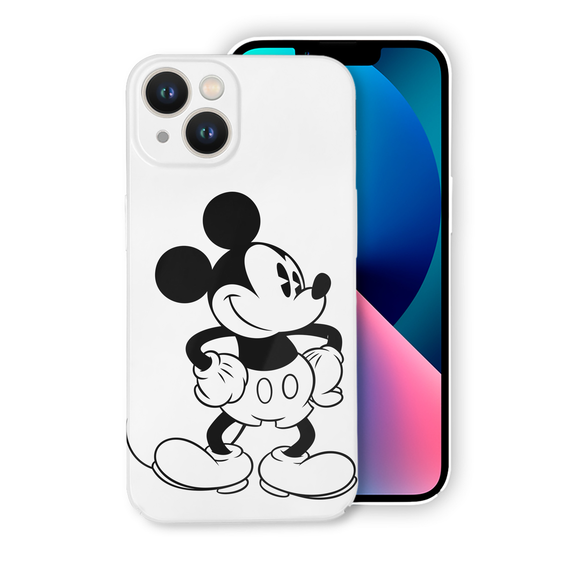 （画像用） ミッキーマウス Mickey Mouse 【iPhone 14シリーズ対応】ハードケース