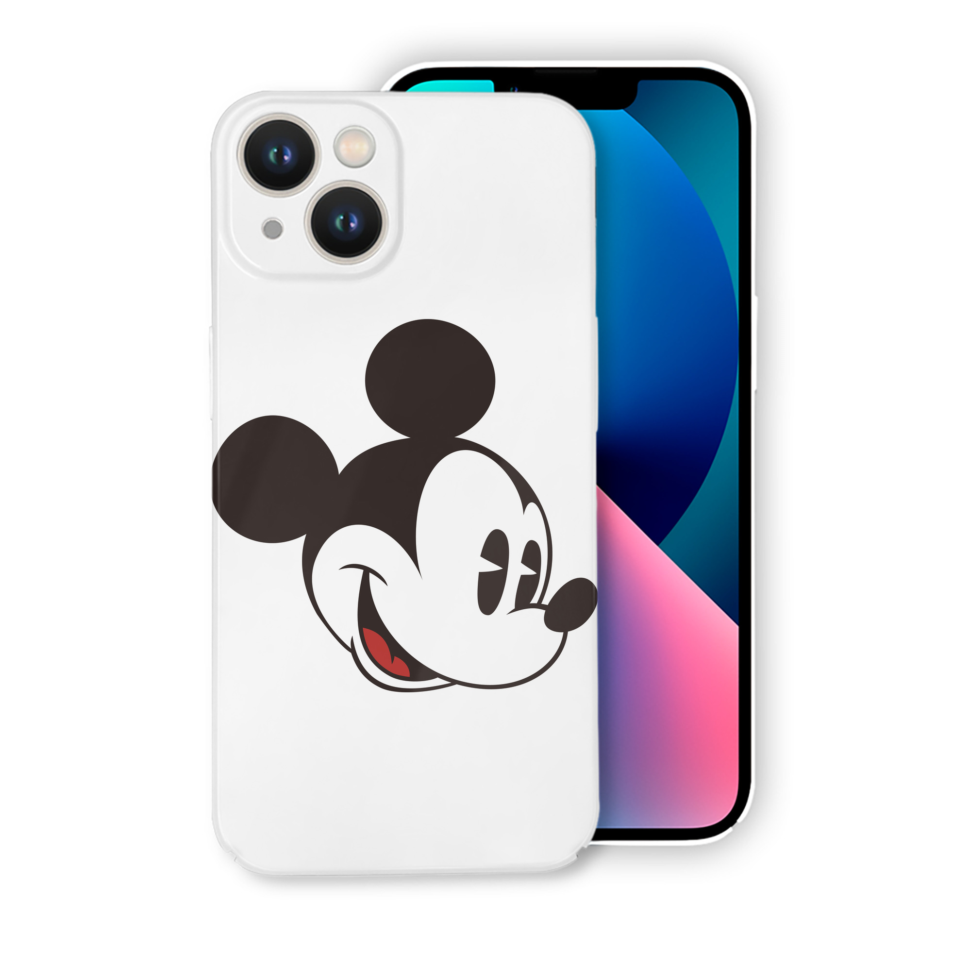 （画像用） ミッキーマウス Mickey Mouse 【iPhone 14シリーズ対応】ハードケース