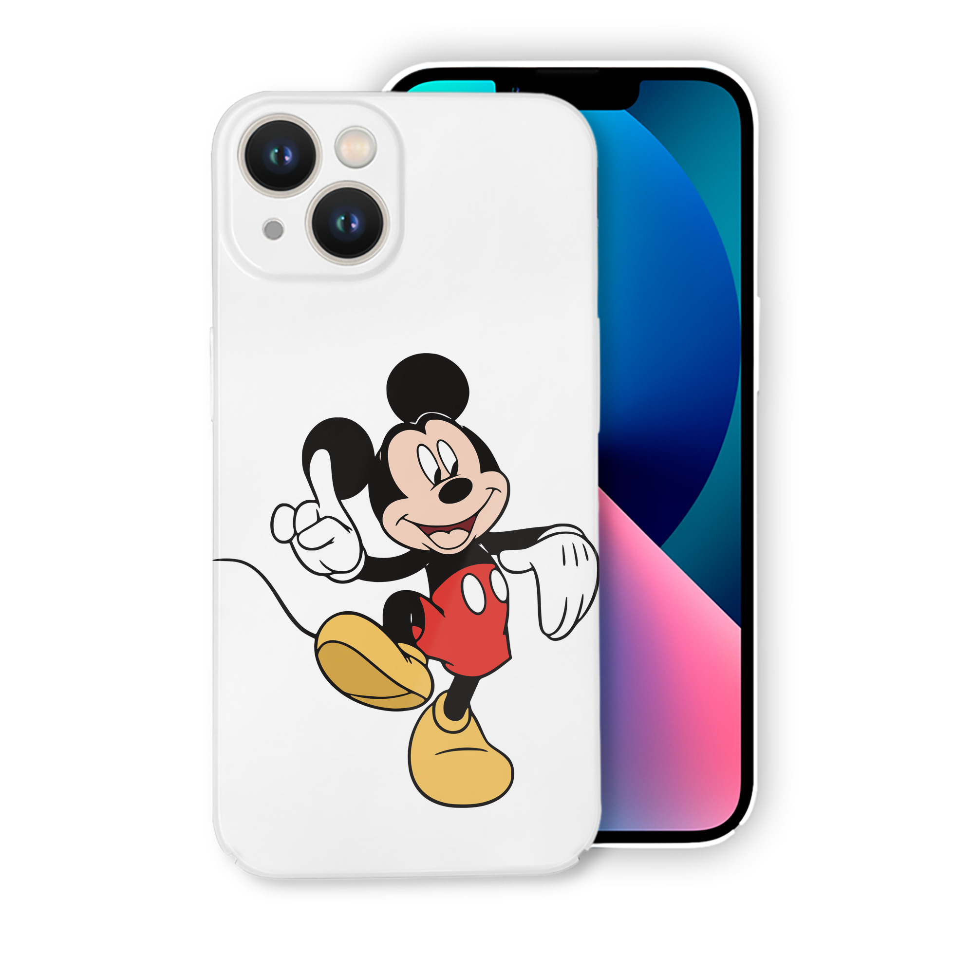 （画像用） ミッキーマウス Mickey Mouse 【iPhone 14シリーズ対応】ハードケース