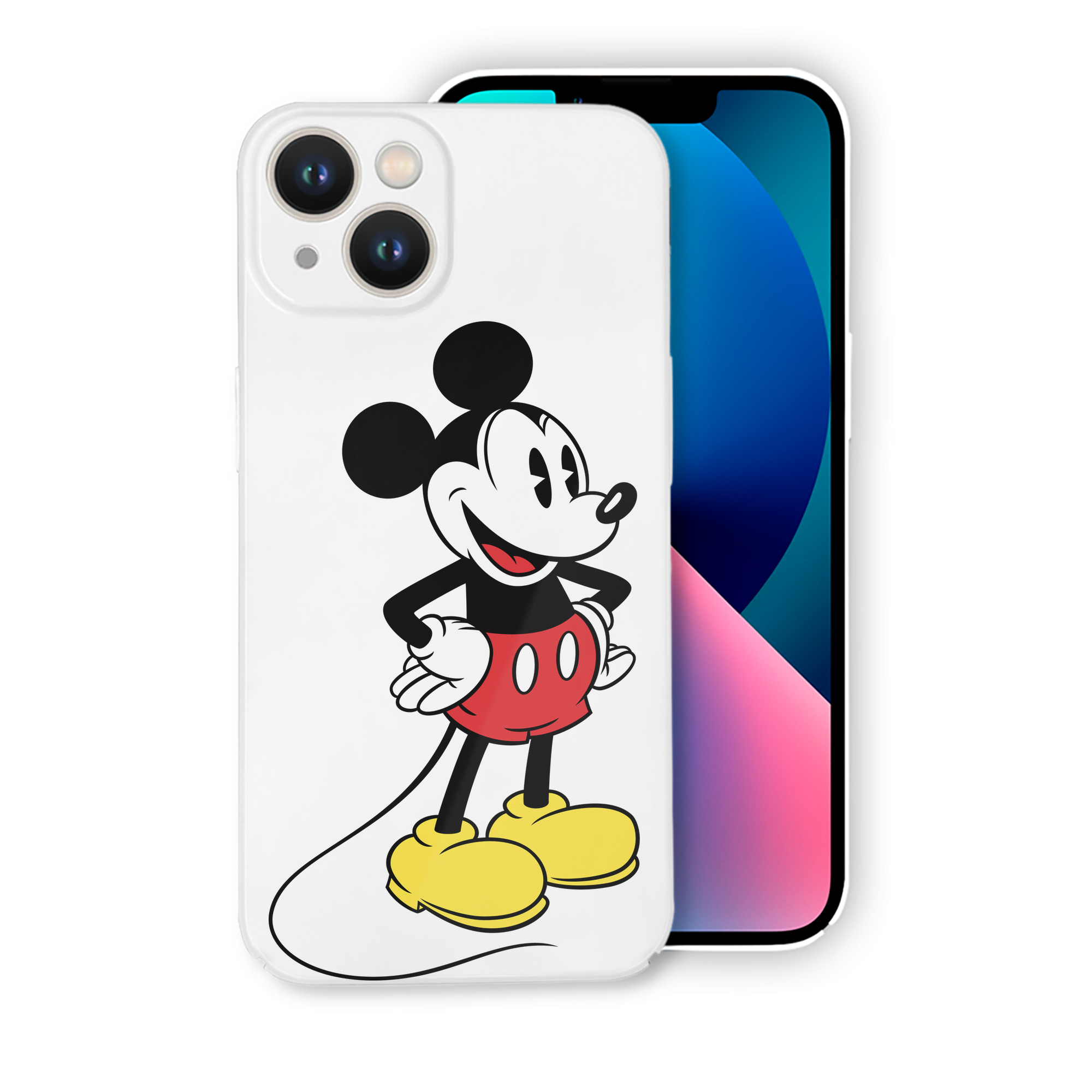 （画像用） ミッキーマウス Mickey Mouse 【iPhone 14シリーズ対応】ハードケース