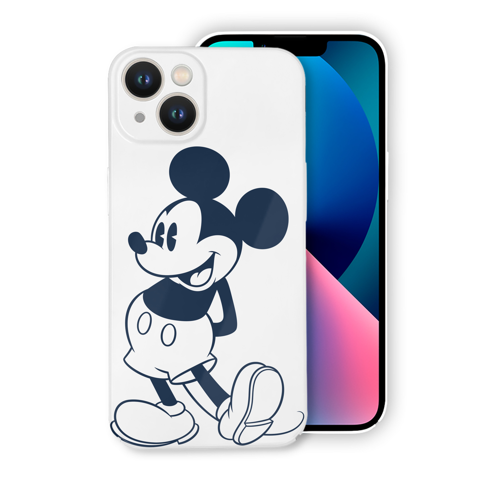 （画像用） ミッキーマウス Mickey Mouse 【iPhone 14シリーズ対応】ハードケース