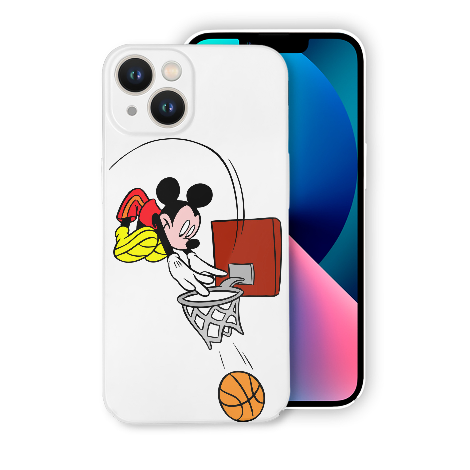 （画像用） ミッキーマウス Mickey Mouse 【iPhone 14シリーズ対応】ハードケース