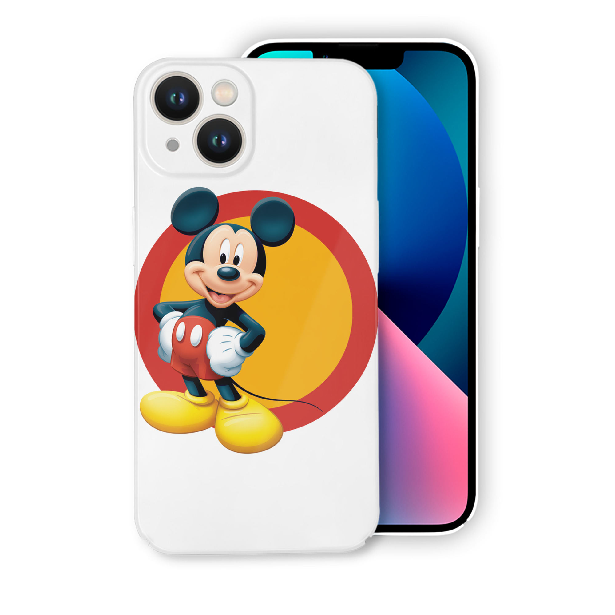（画像用） ミッキーマウス Mickey Mouse 【iPhone 14シリーズ対応】ハードケース