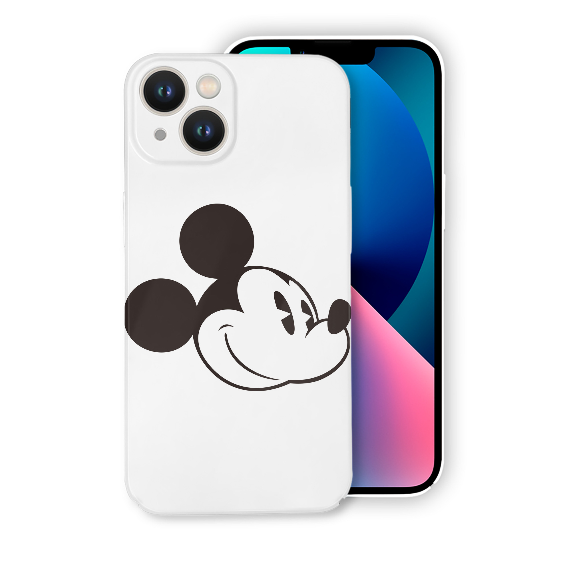 （画像用） ミッキーマウス Mickey Mouse 【iPhone 14シリーズ対応】ハードケース