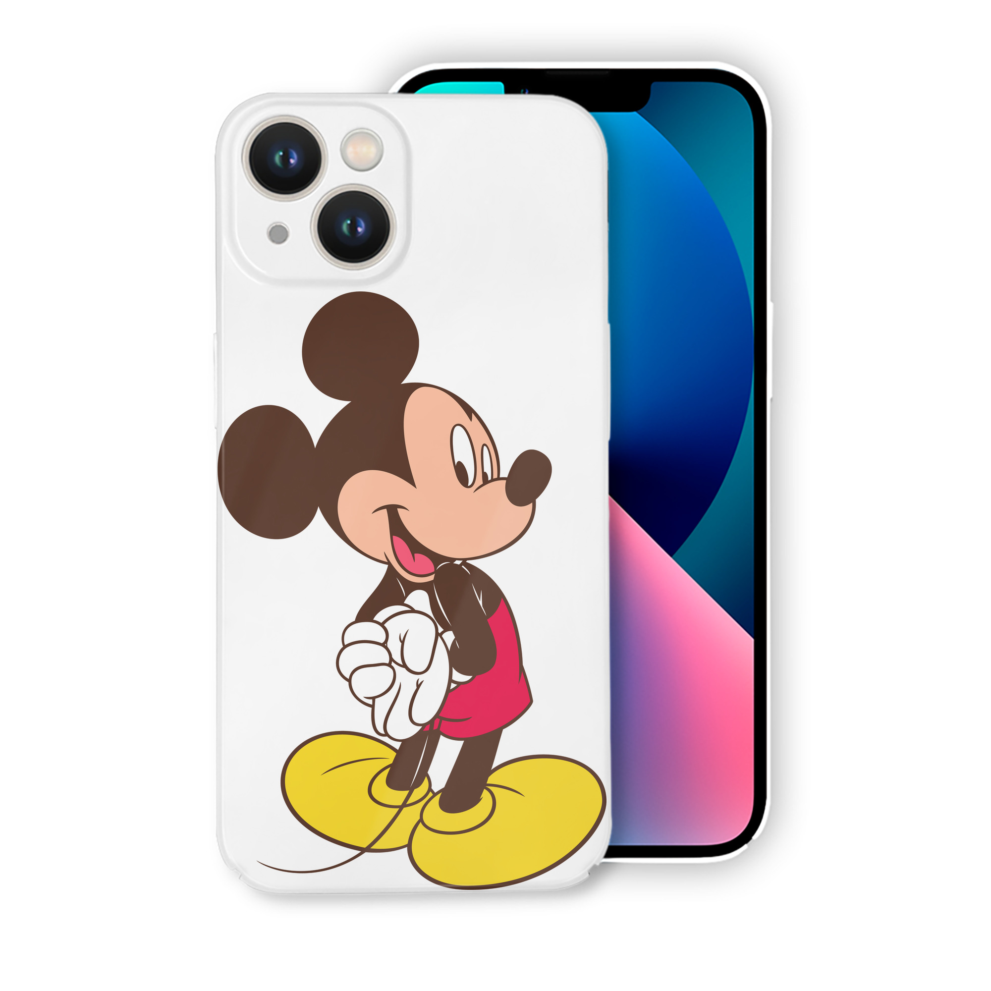 （画像用） ミッキーマウス Mickey Mouse 【iPhone 14シリーズ対応】ハードケース
