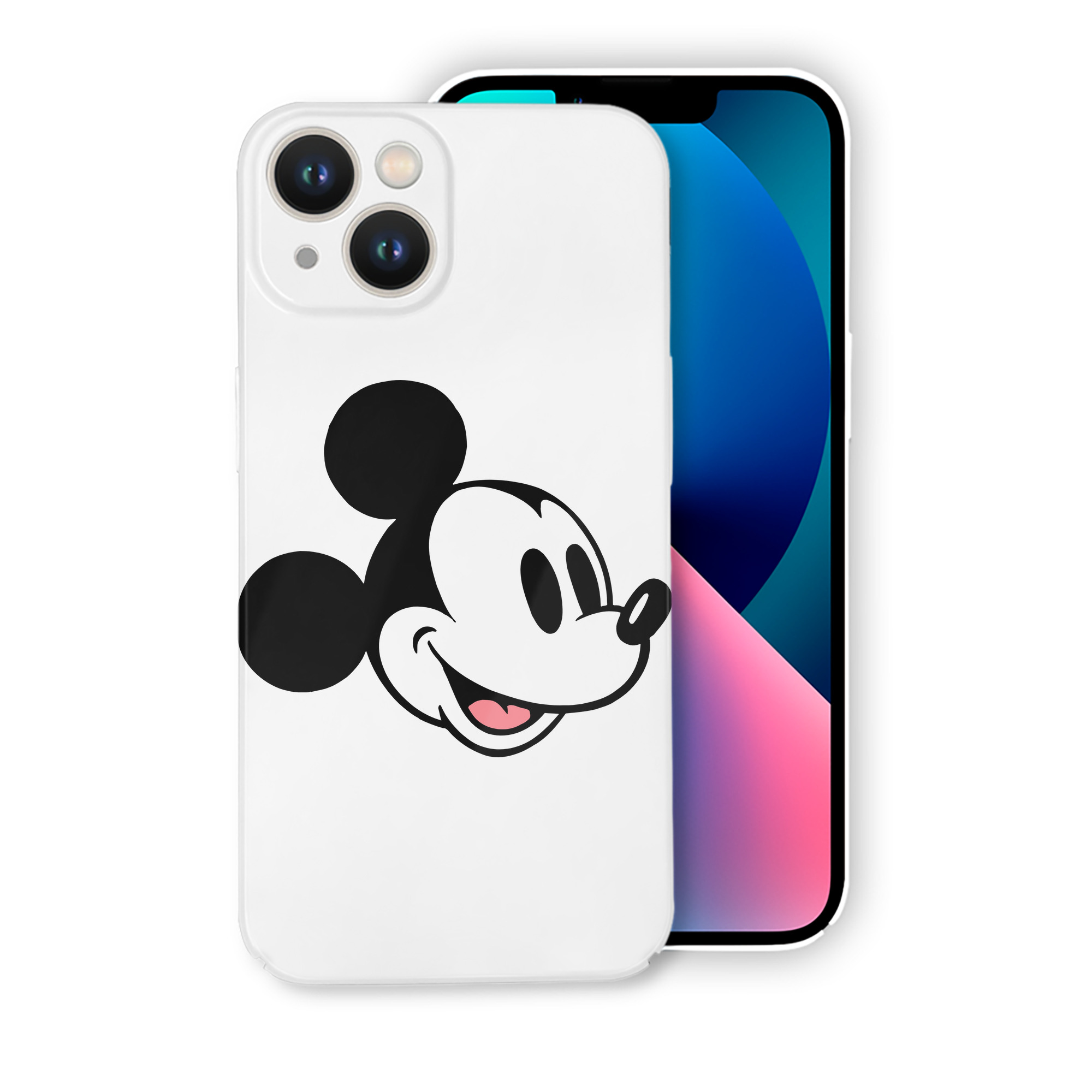（画像用） ミッキーマウス Mickey Mouse 【iPhone 14シリーズ対応】ハードケース