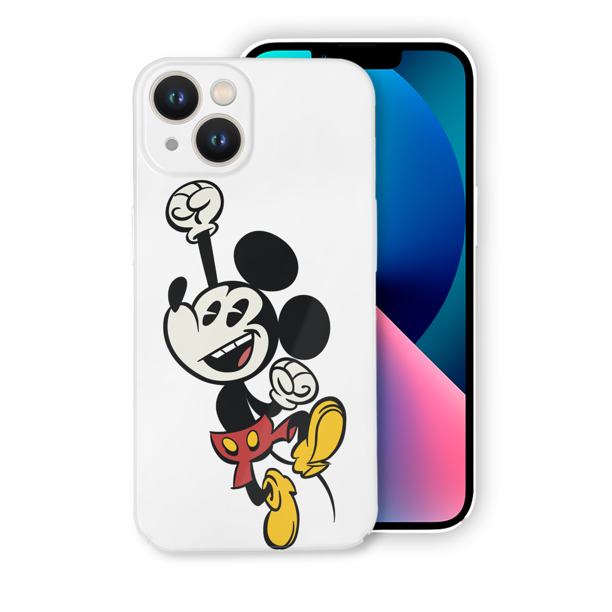 （画像用） ミッキーマウス Mickey Mouse 【iPhone 14シリーズ対応】ハードケース