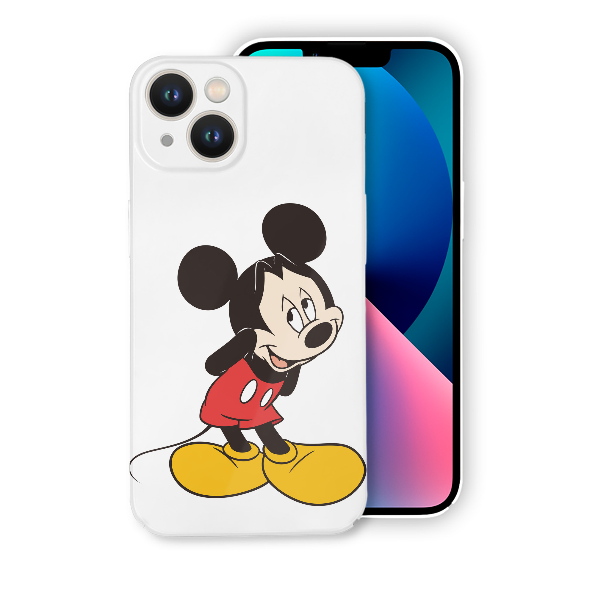 （画像用） ミッキーマウス Mickey Mouse 【iPhone 14シリーズ対応】ハードケース