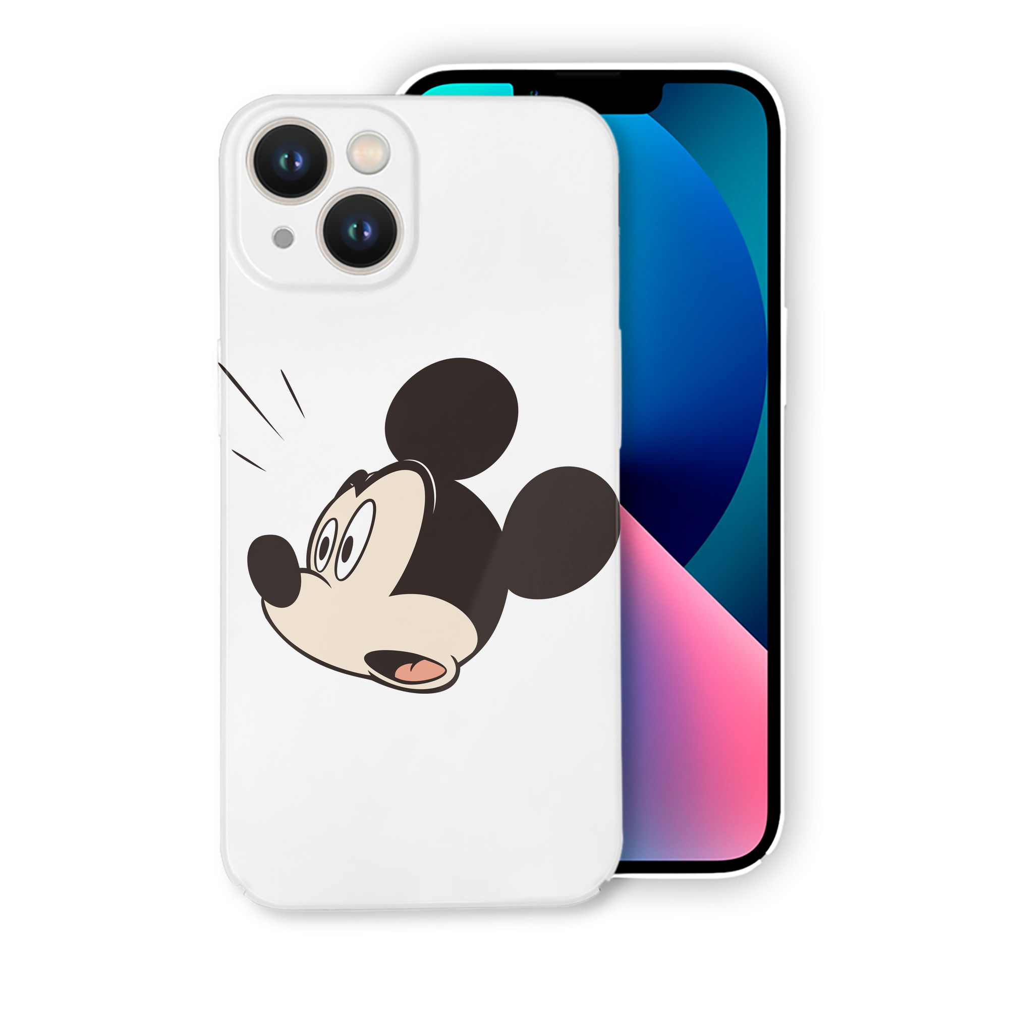 （画像用） ミッキーマウス Mickey Mouse 【iPhone 14シリーズ対応】ハードケース