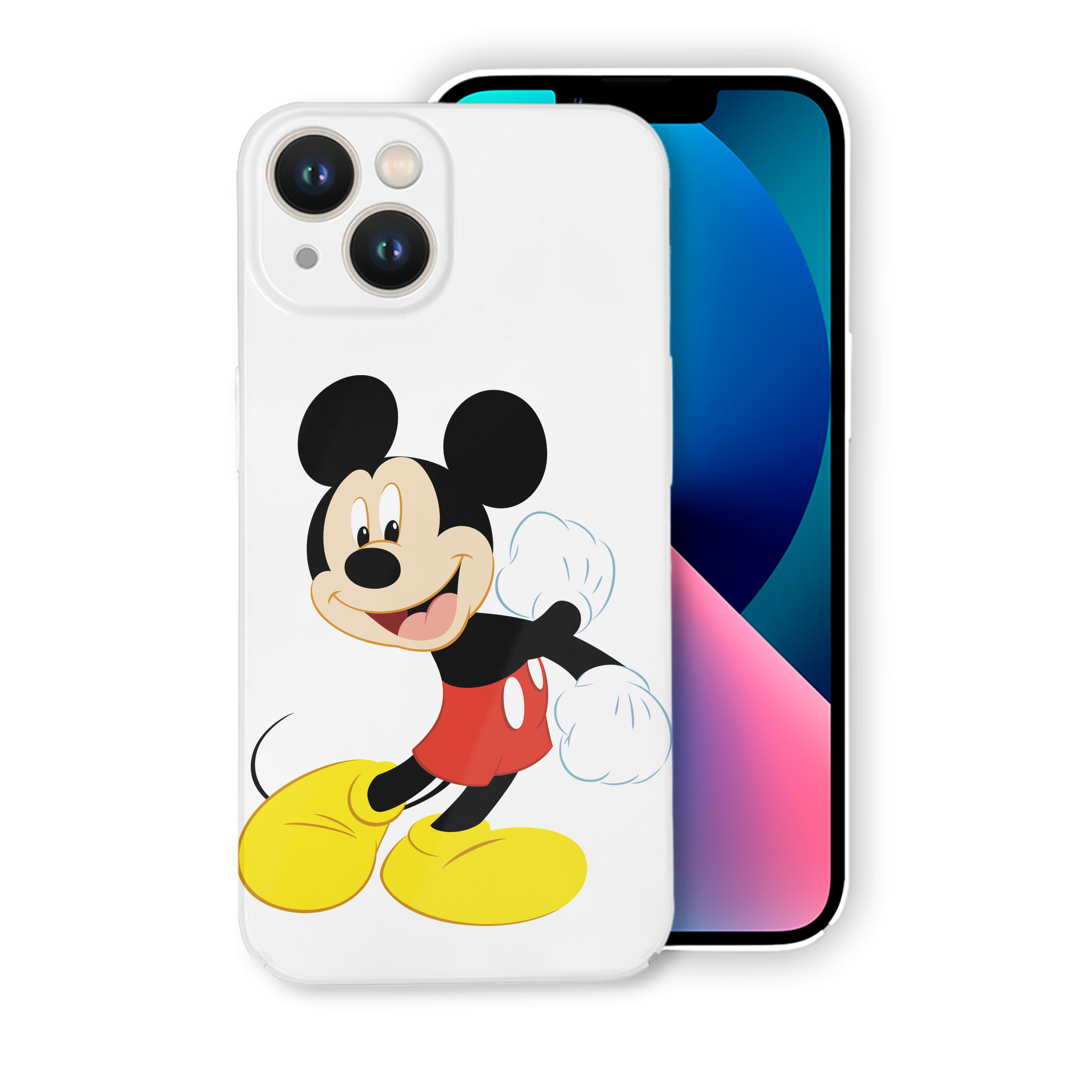 （画像用） ミッキーマウス Mickey Mouse 【iPhone 14シリーズ対応】ハードケース