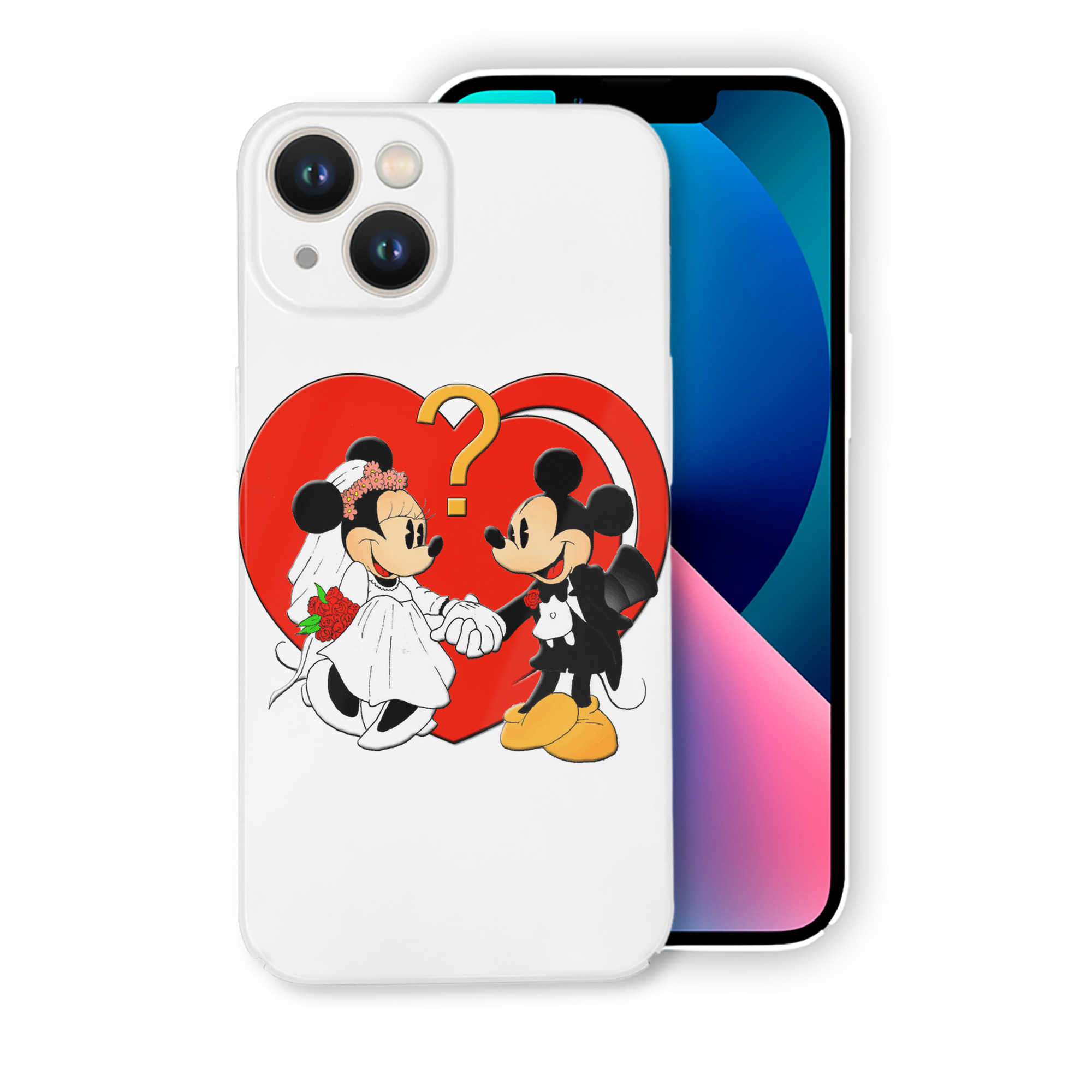 （画像用） ミッキーマウス Mickey Mouse 【iPhone 14シリーズ対応】ハードケース