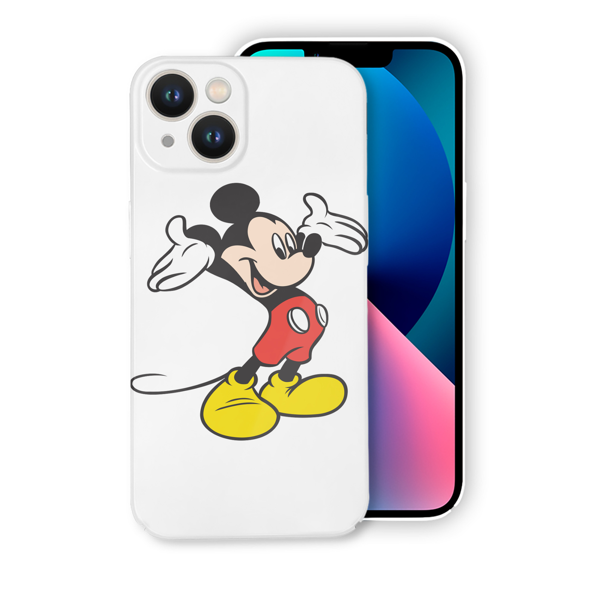 （画像用） ミッキーマウス Mickey Mouse 【iPhone 14シリーズ対応】ハードケース