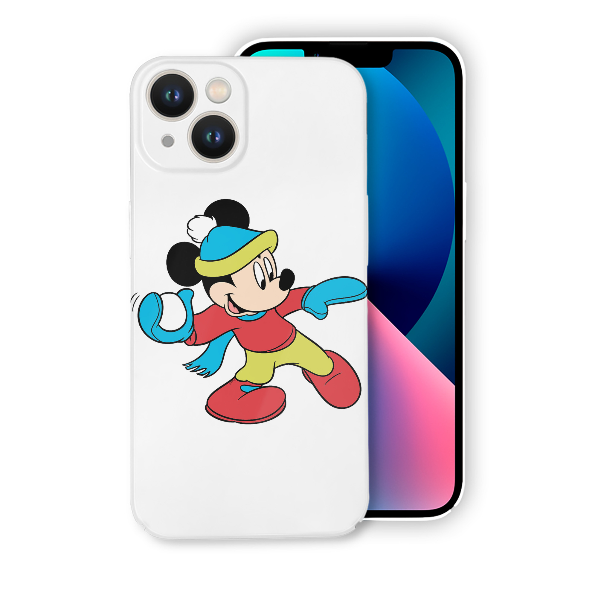 （画像用） ミッキーマウス Mickey Mouse 【iPhone 14シリーズ対応】ハードケース
