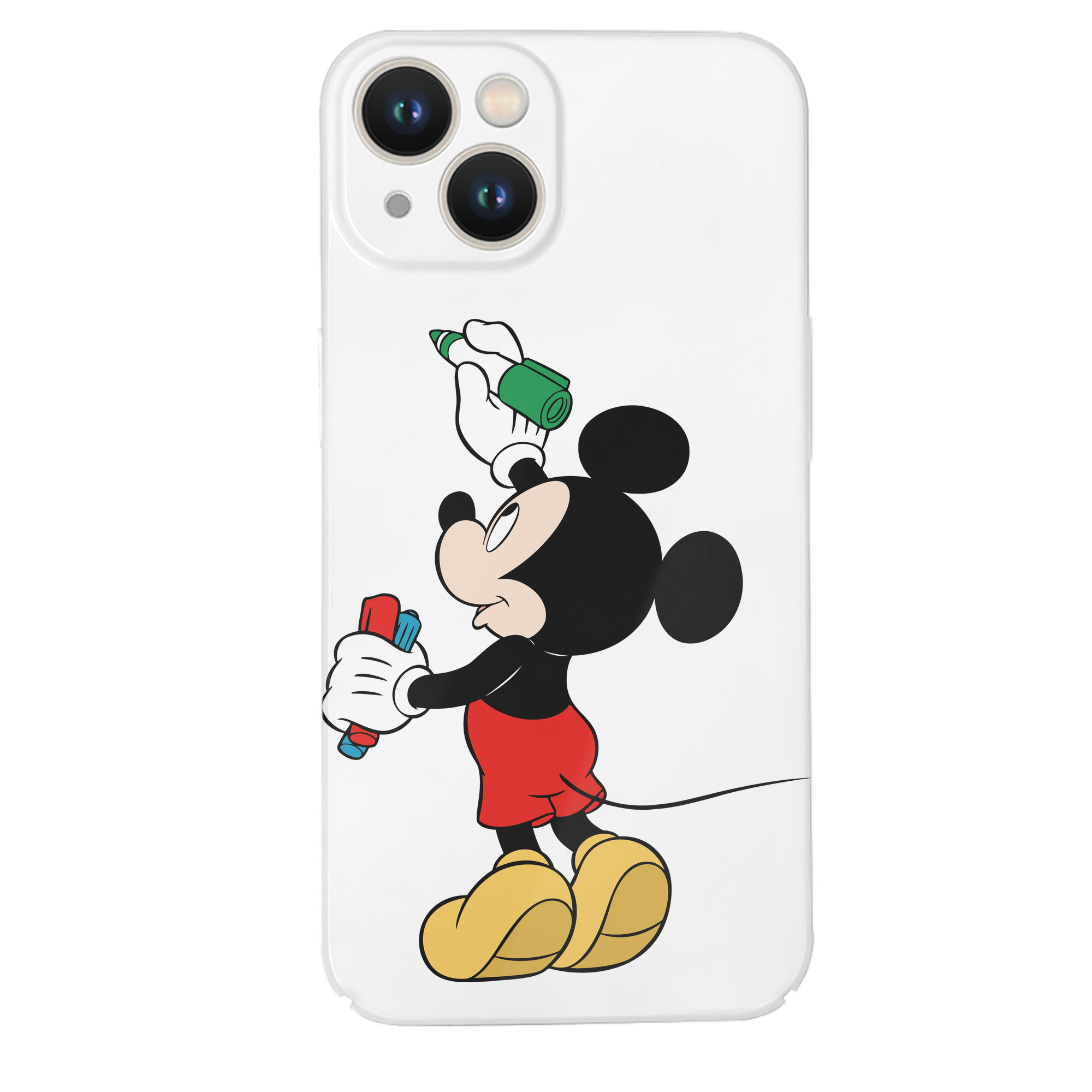 （画像用） ミッキーマウス Mickey Mouse 【iPhone 14シリーズ対応】ハードケース
