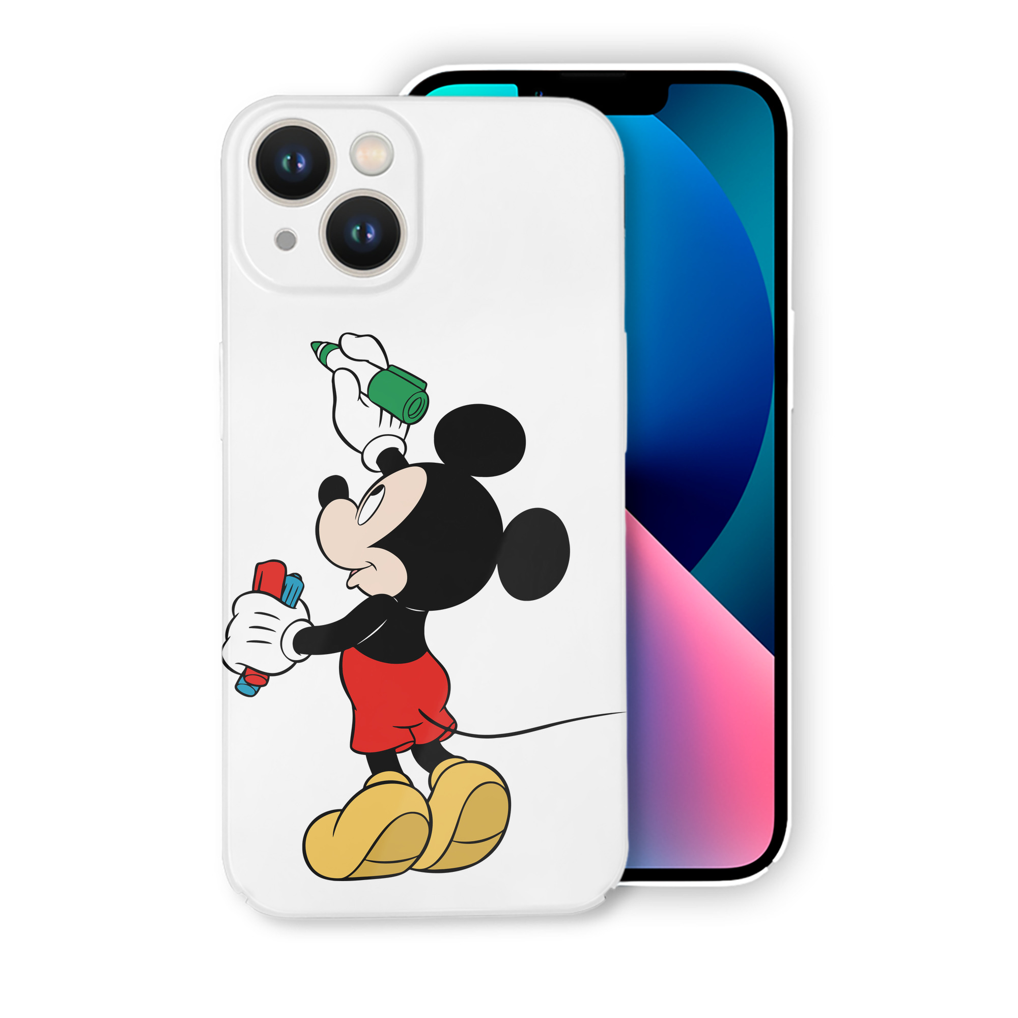 （画像用） ミッキーマウス Mickey Mouse 【iPhone 14シリーズ対応】ハードケース