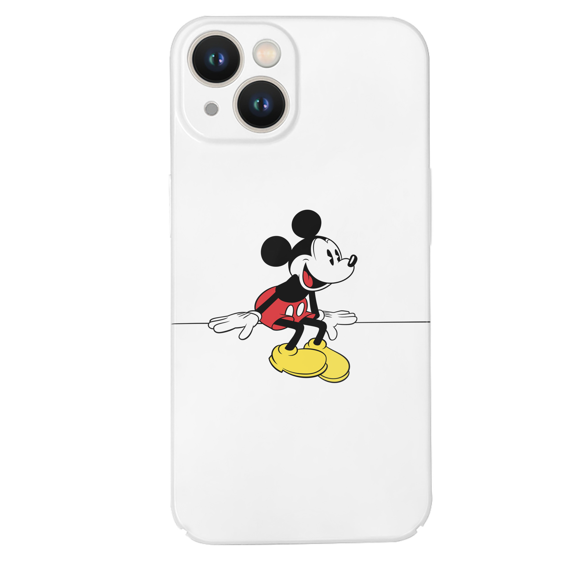 （画像用） ミッキーマウス Mickey Mouse 【iPhone 14シリーズ対応】ハードケース